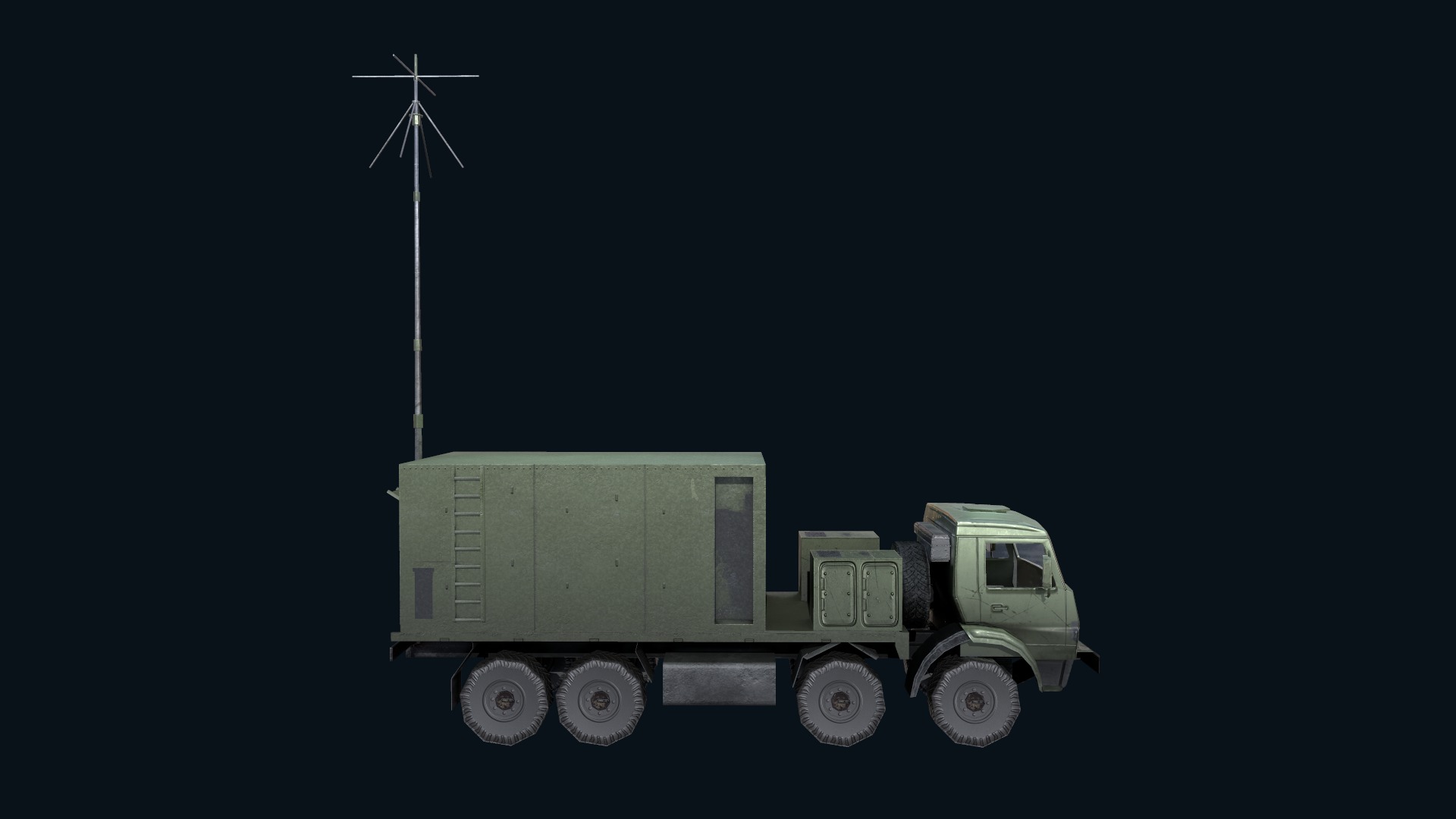 Asset - Army - Krasukha 4 EW System - 02 3D Model Realistic Low-poly 3D model_29