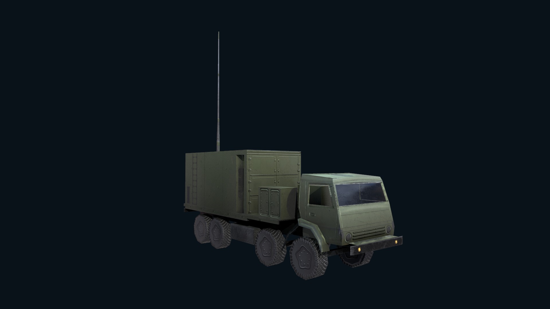 Asset - Army - Krasukha 4 EW System - 02 3D Model Realistic Low-poly 3D model_48