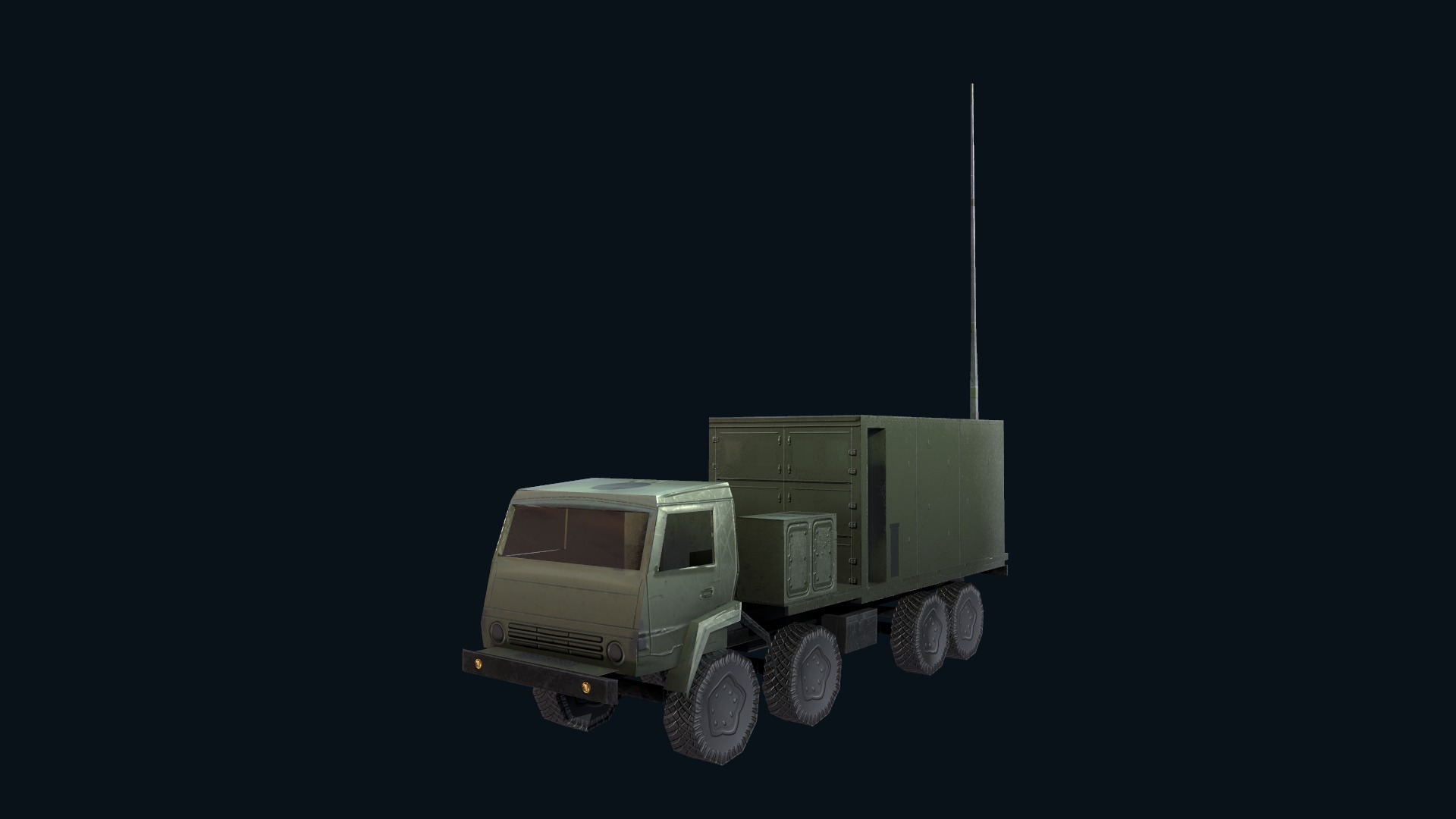 Asset - Army - Krasukha 4 EW System - 02 3D Model Realistic Low-poly 3D model_46