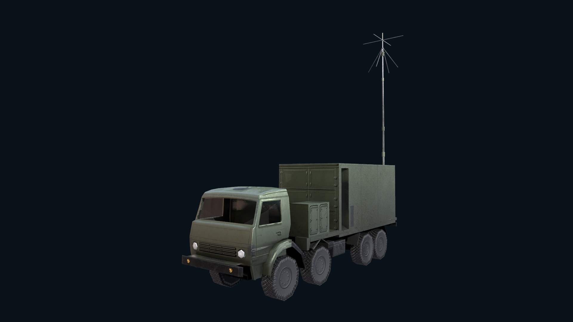 Asset - Army - Krasukha 4 EW System - 02 3D Model Realistic Low-poly 3D model_36