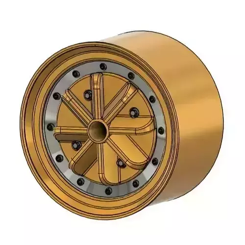 MINI CLASSIC RIVERSIDE SUPER RIMS FOR DIECAST 64 SCALE