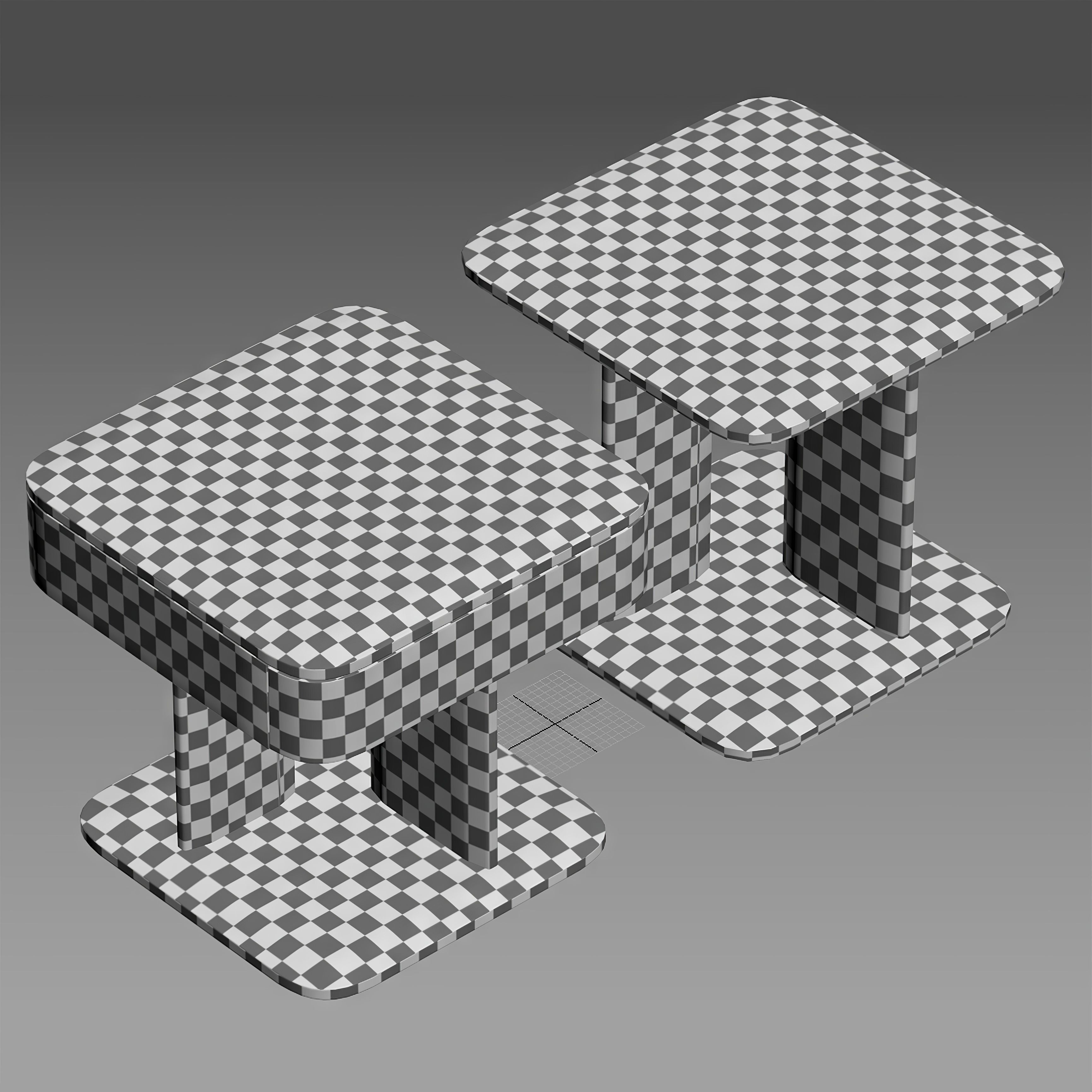 Brera Bedside Tables 3D model_7