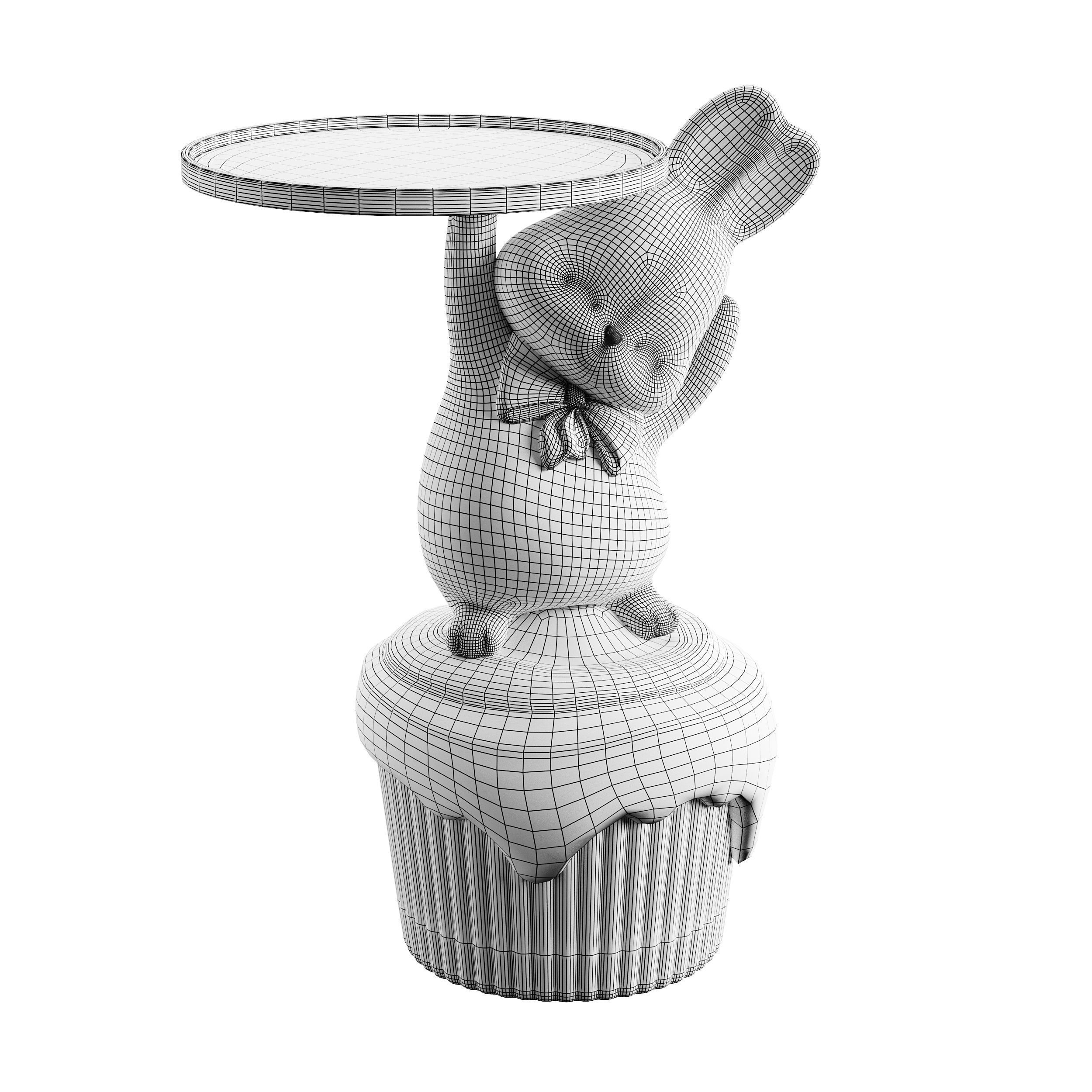 Table Rabbit 3D model_5