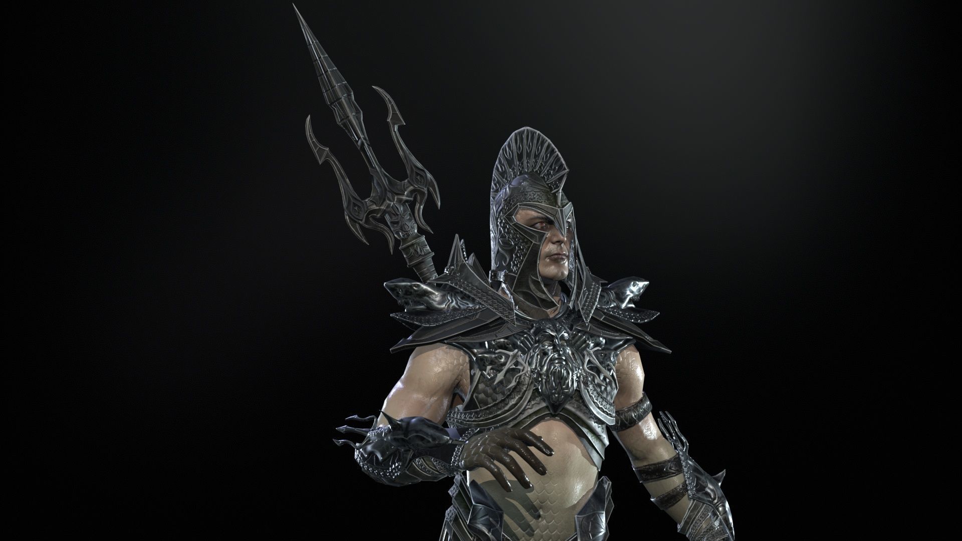 Atlant Low-poly 3D model_32