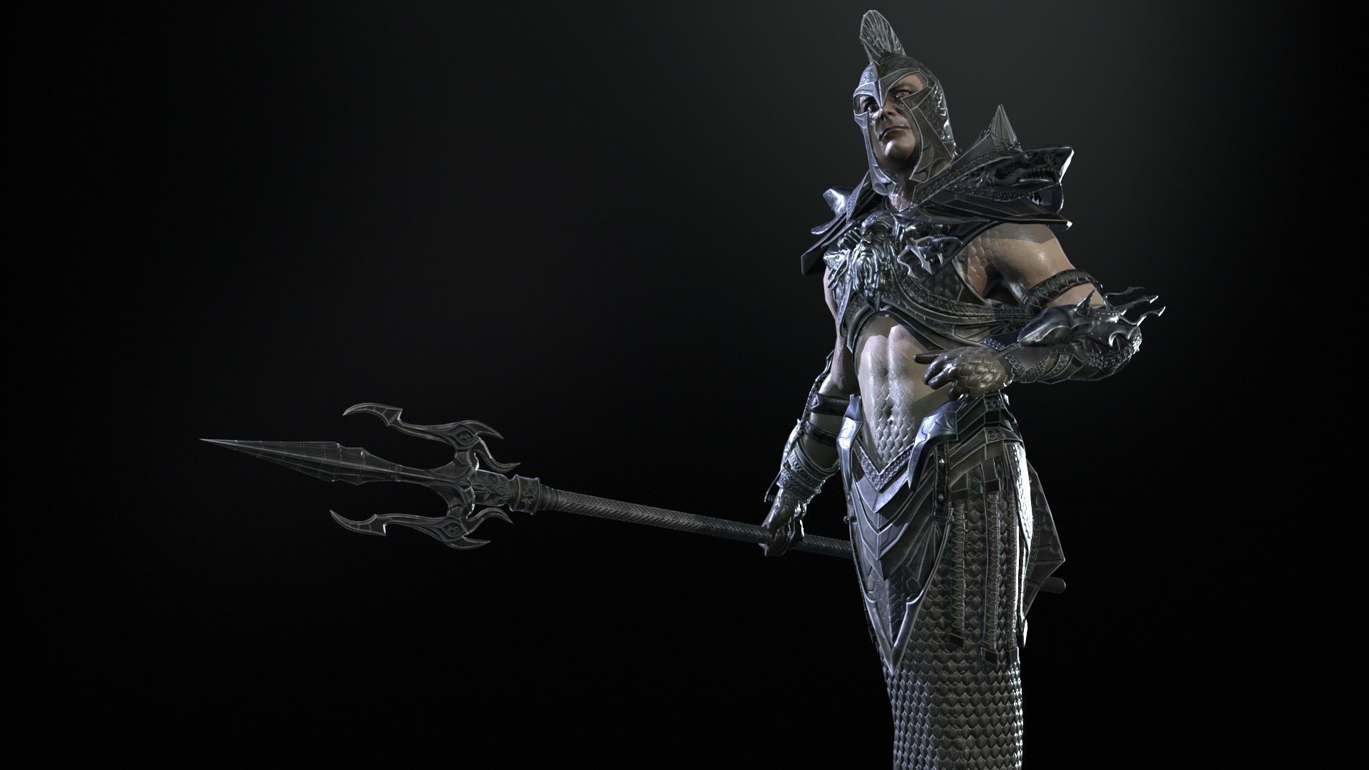 Atlant Low-poly 3D model_35