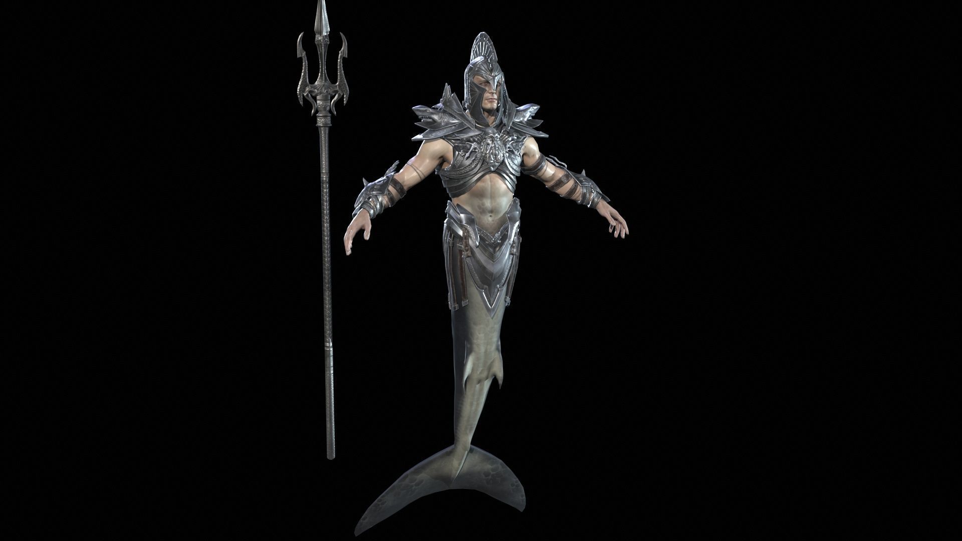 Atlant Low-poly 3D model_12