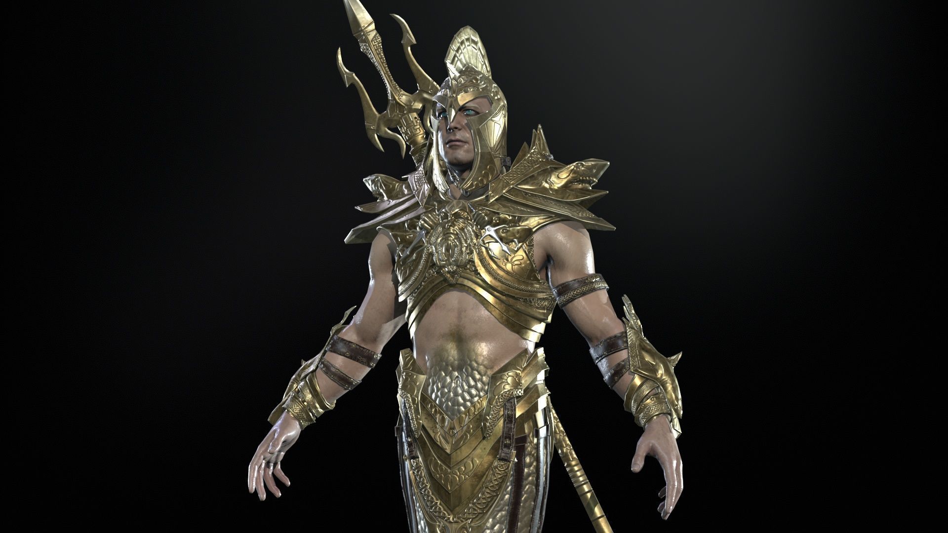 Atlant Low-poly 3D model_30