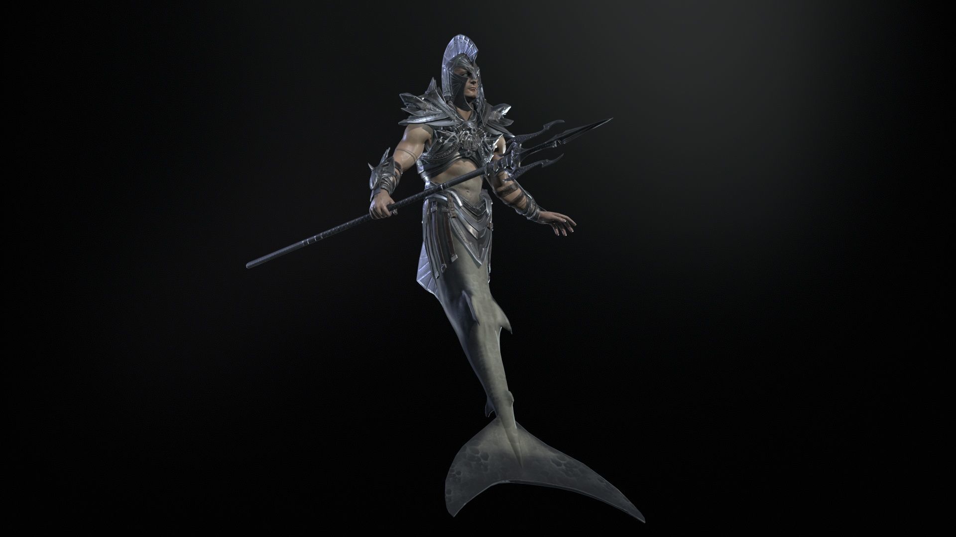 Atlant Low-poly 3D model_10