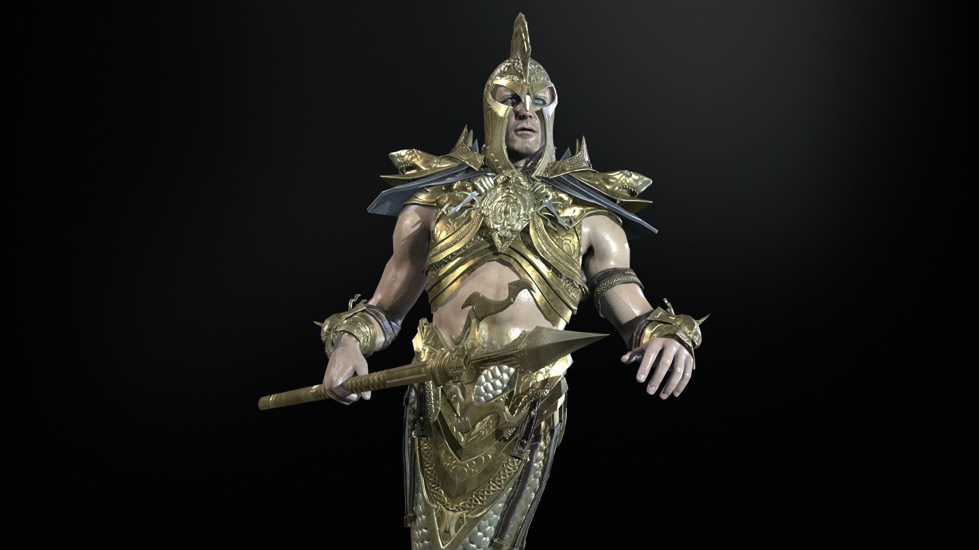 Atlant Low-poly 3D model_25