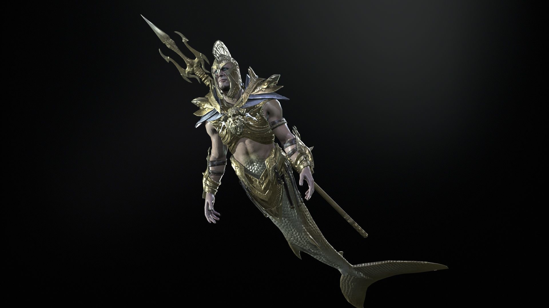 Atlant Low-poly 3D model_26