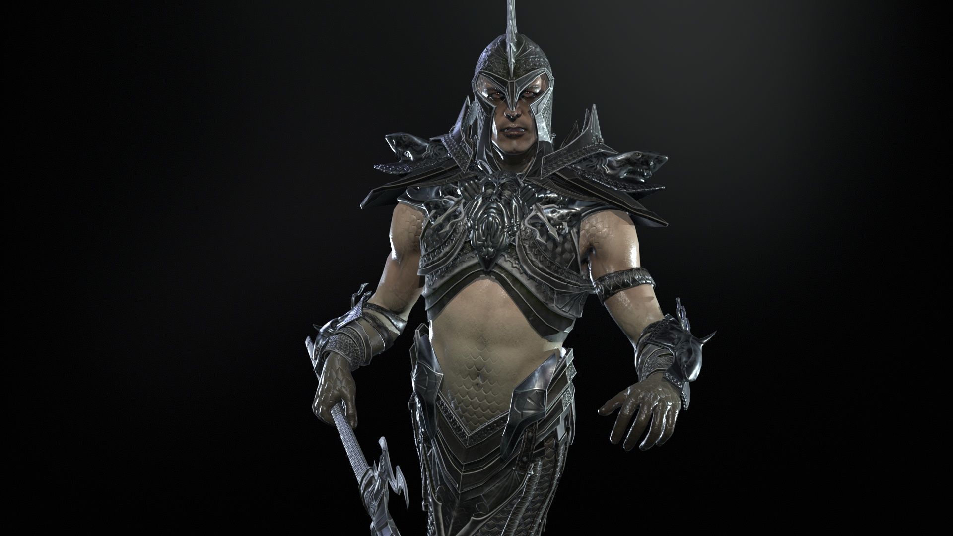 Atlant Low-poly 3D model_33