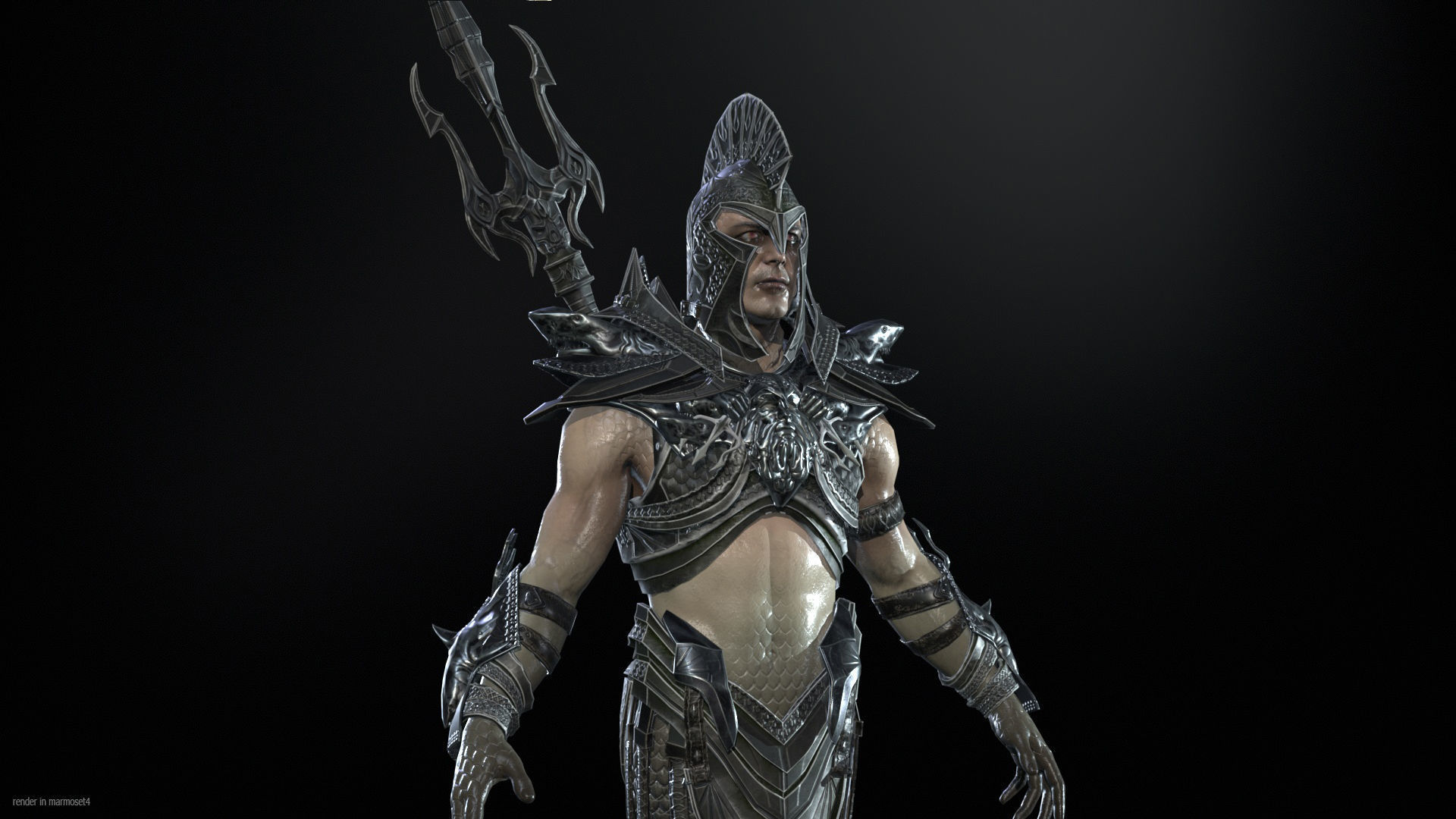 Atlant Low-poly 3D model_5