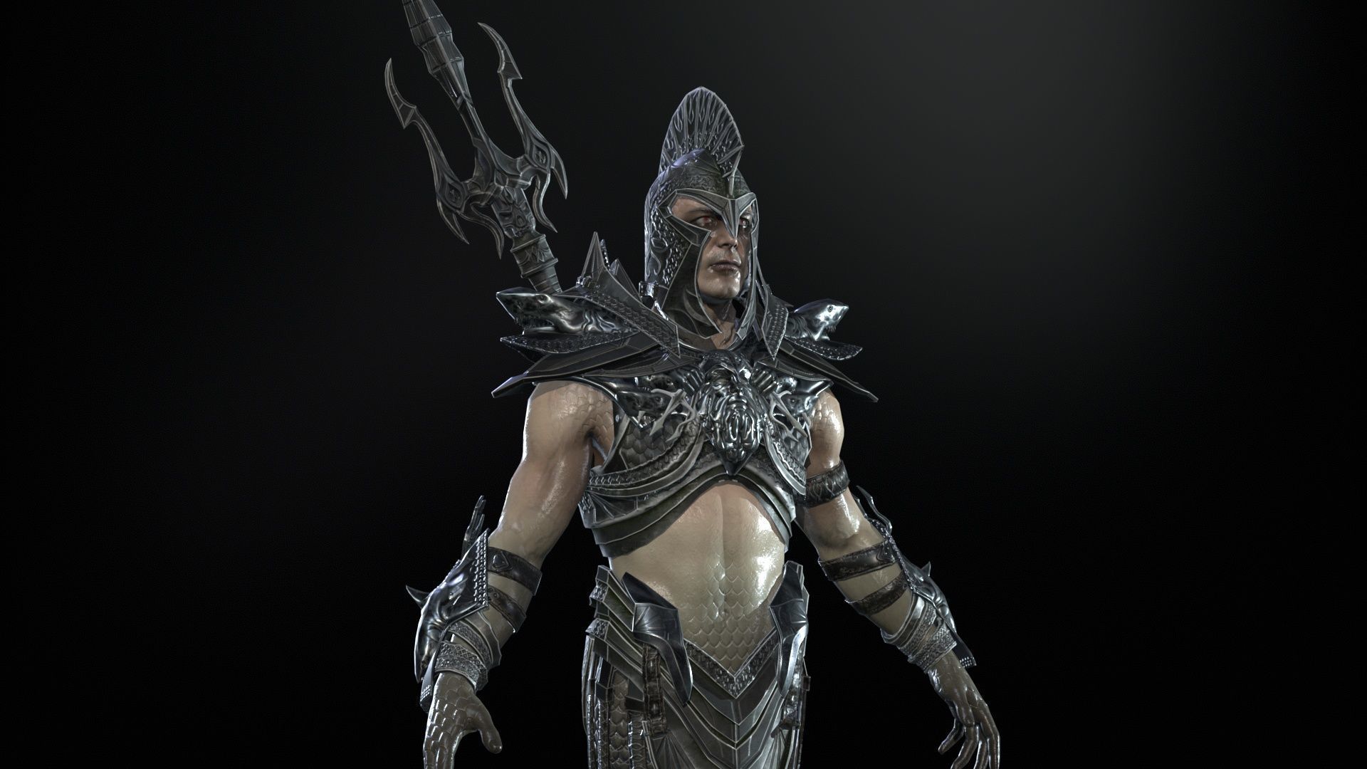 Atlant Low-poly 3D model_31