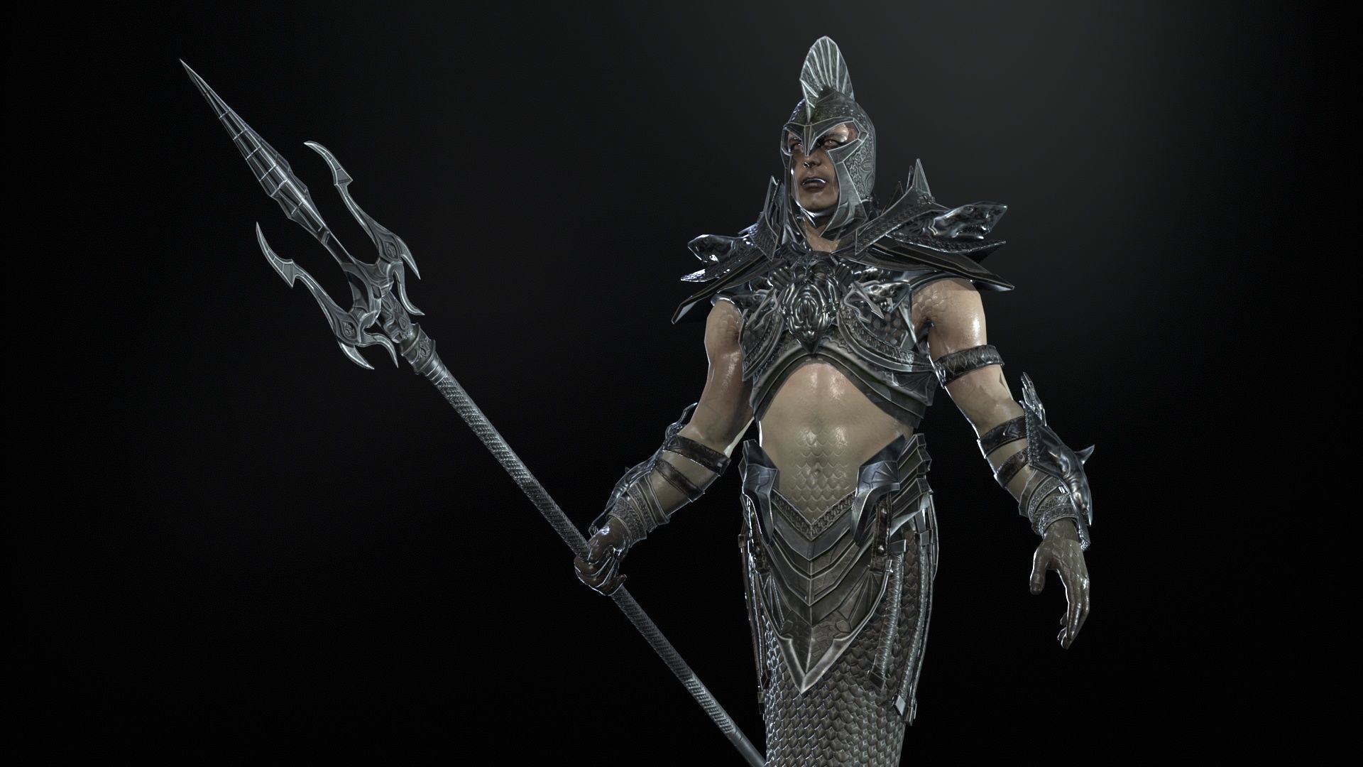 Atlant Low-poly 3D model_34