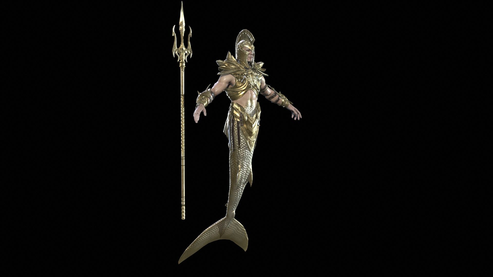 Atlant Low-poly 3D model_19