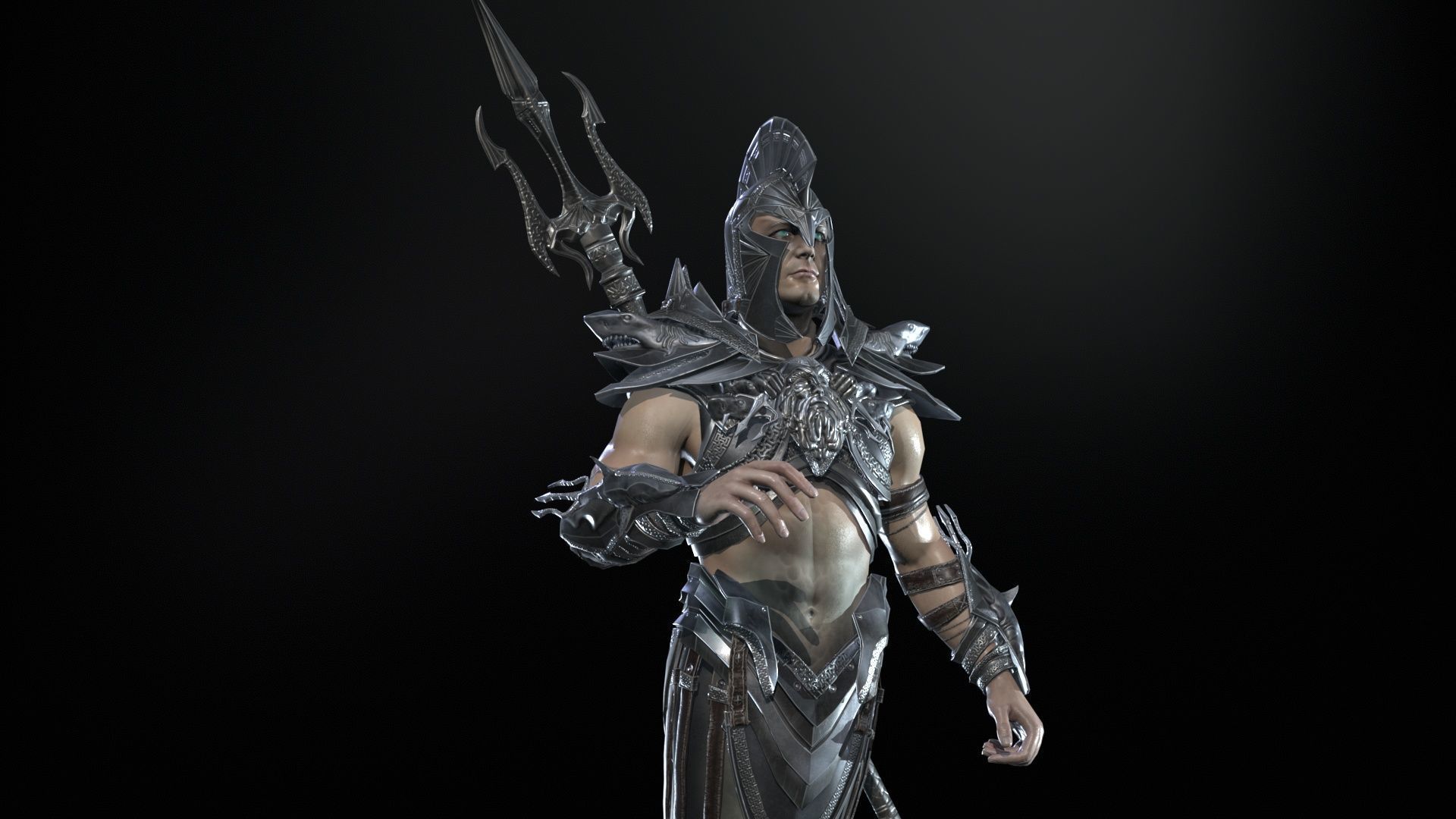 Atlant Low-poly 3D model_11