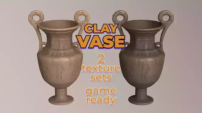 Antique Ancient Clay Vase ceramic pottery