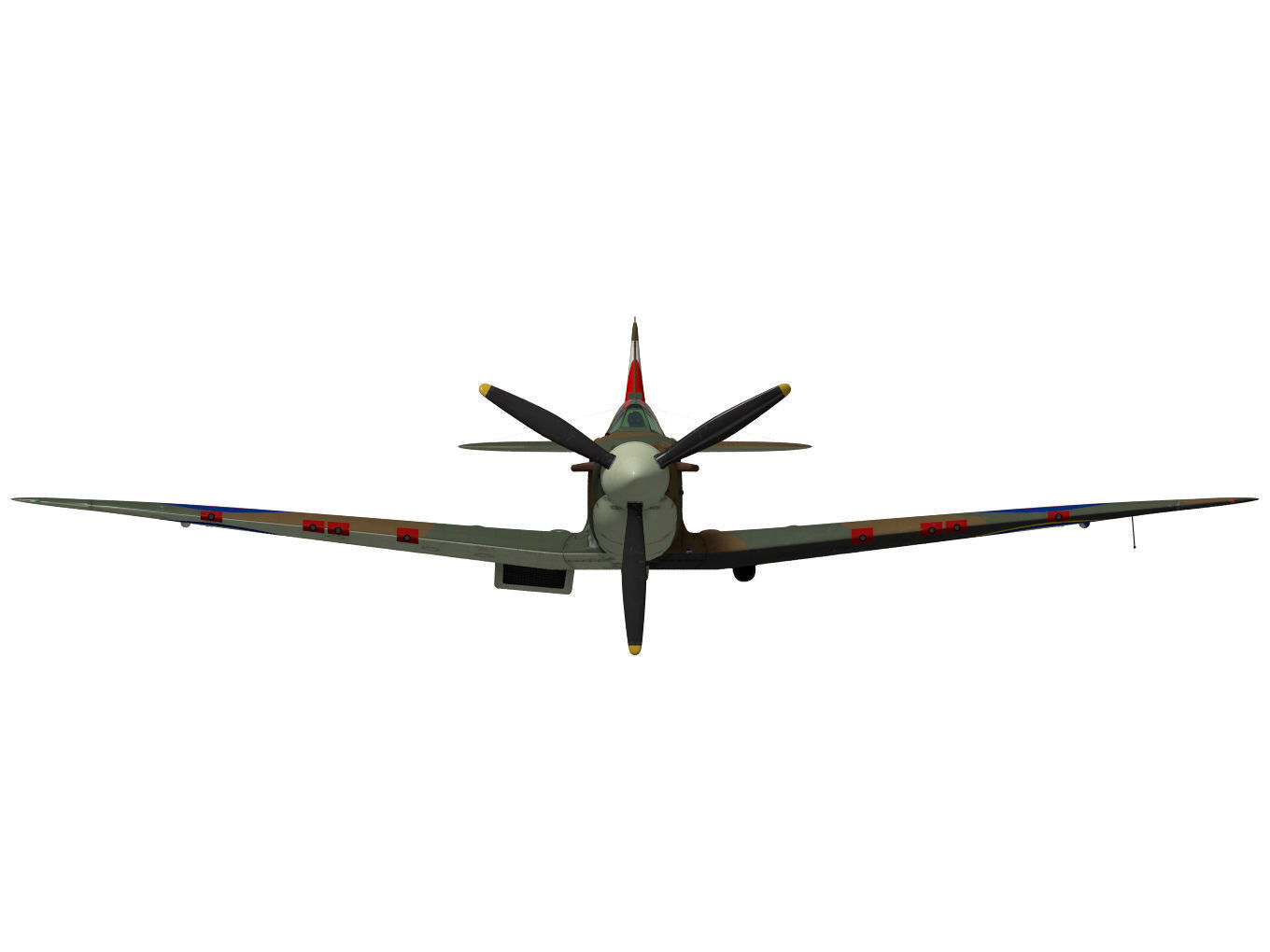Supermarine Spitfire Mk-Ia 3D model_11