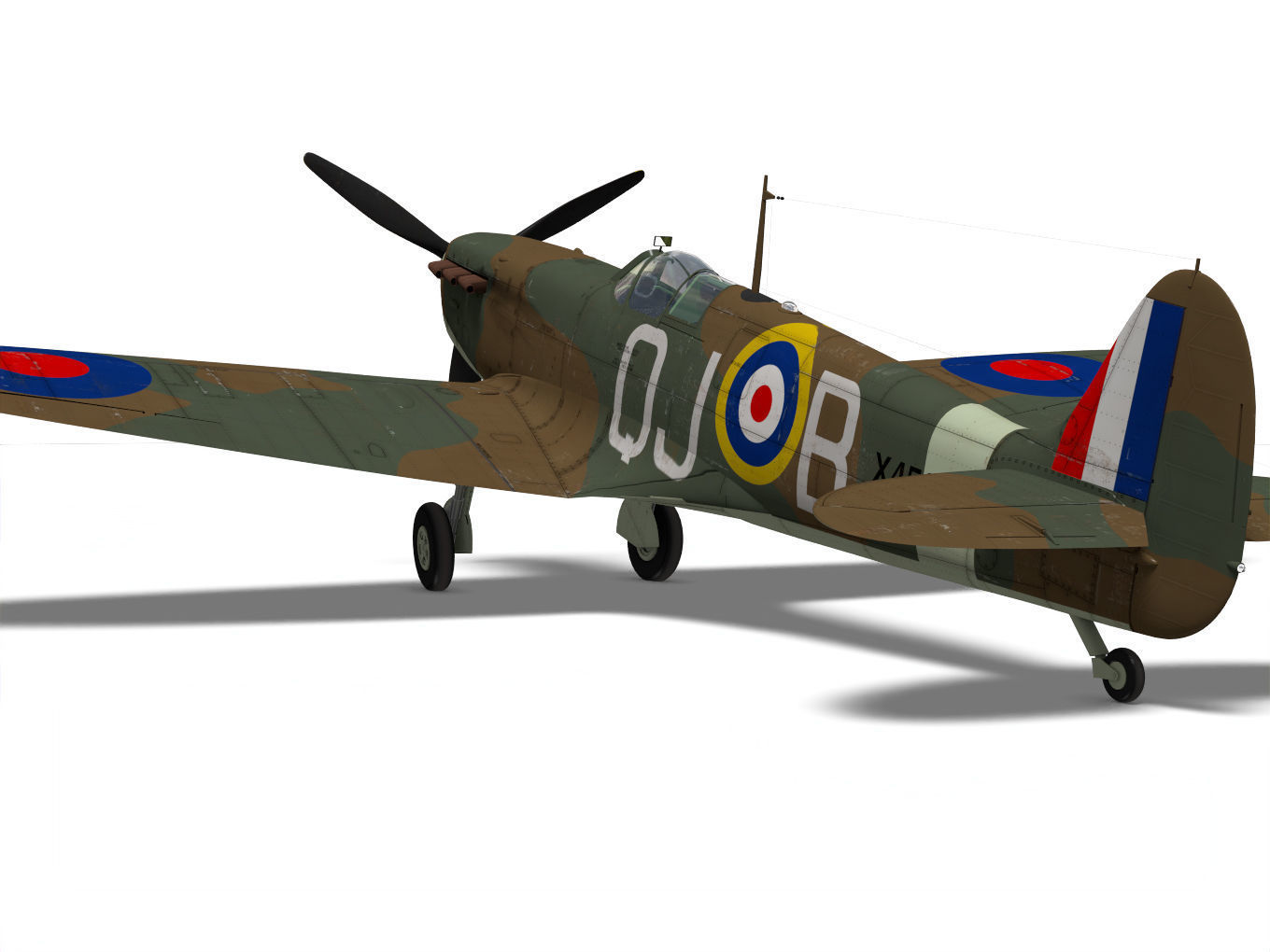 Supermarine Spitfire Mk-Ia 3D model_6