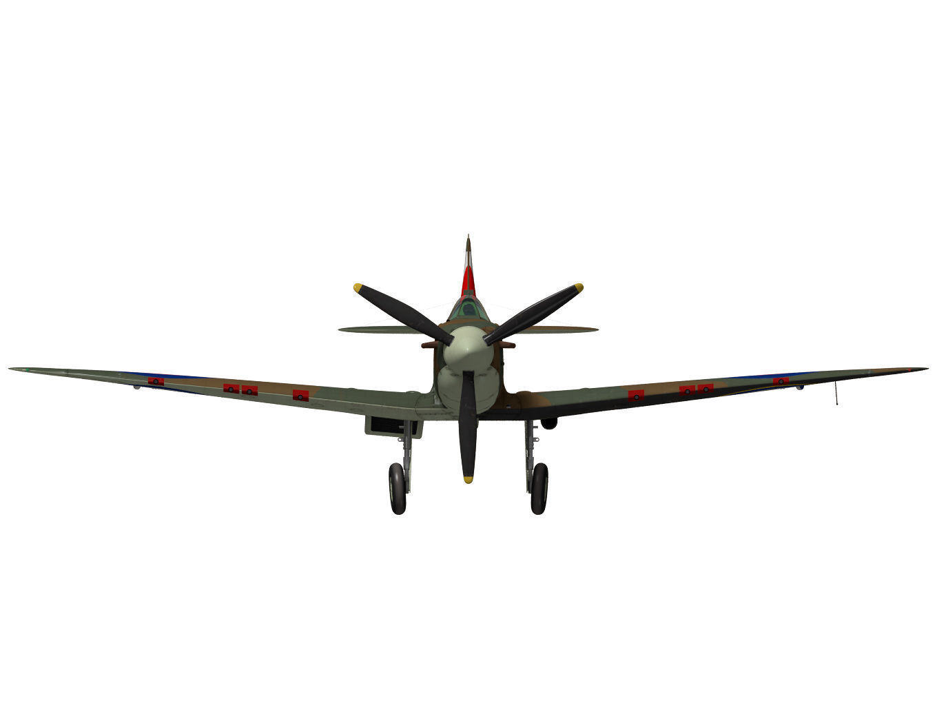 Supermarine Spitfire Mk-Ia 3D model_12