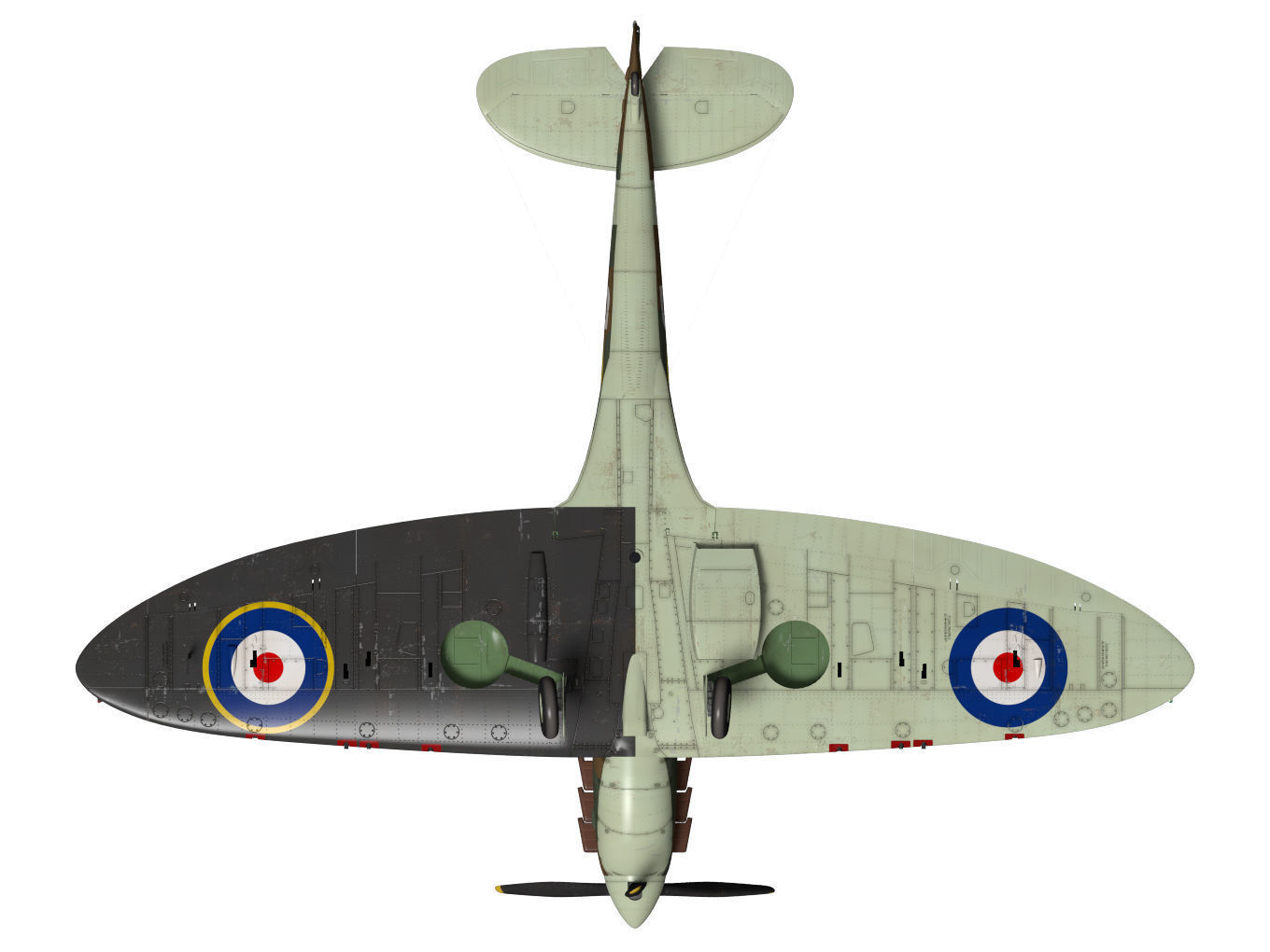 Supermarine Spitfire Mk-Ia 3D model_15