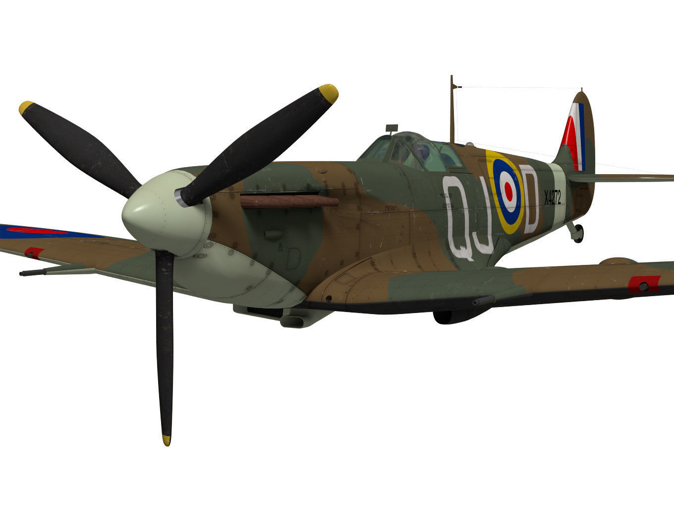 Supermarine Spitfire Mk-Ib 3D model_4
