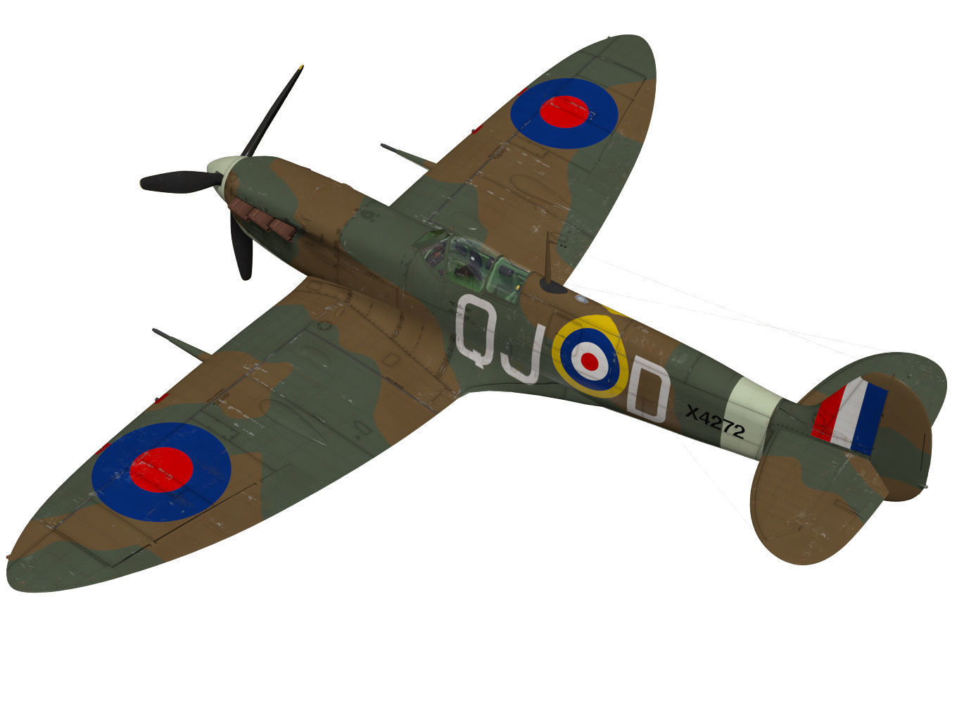 Supermarine Spitfire Mk-Ib 3D model_1