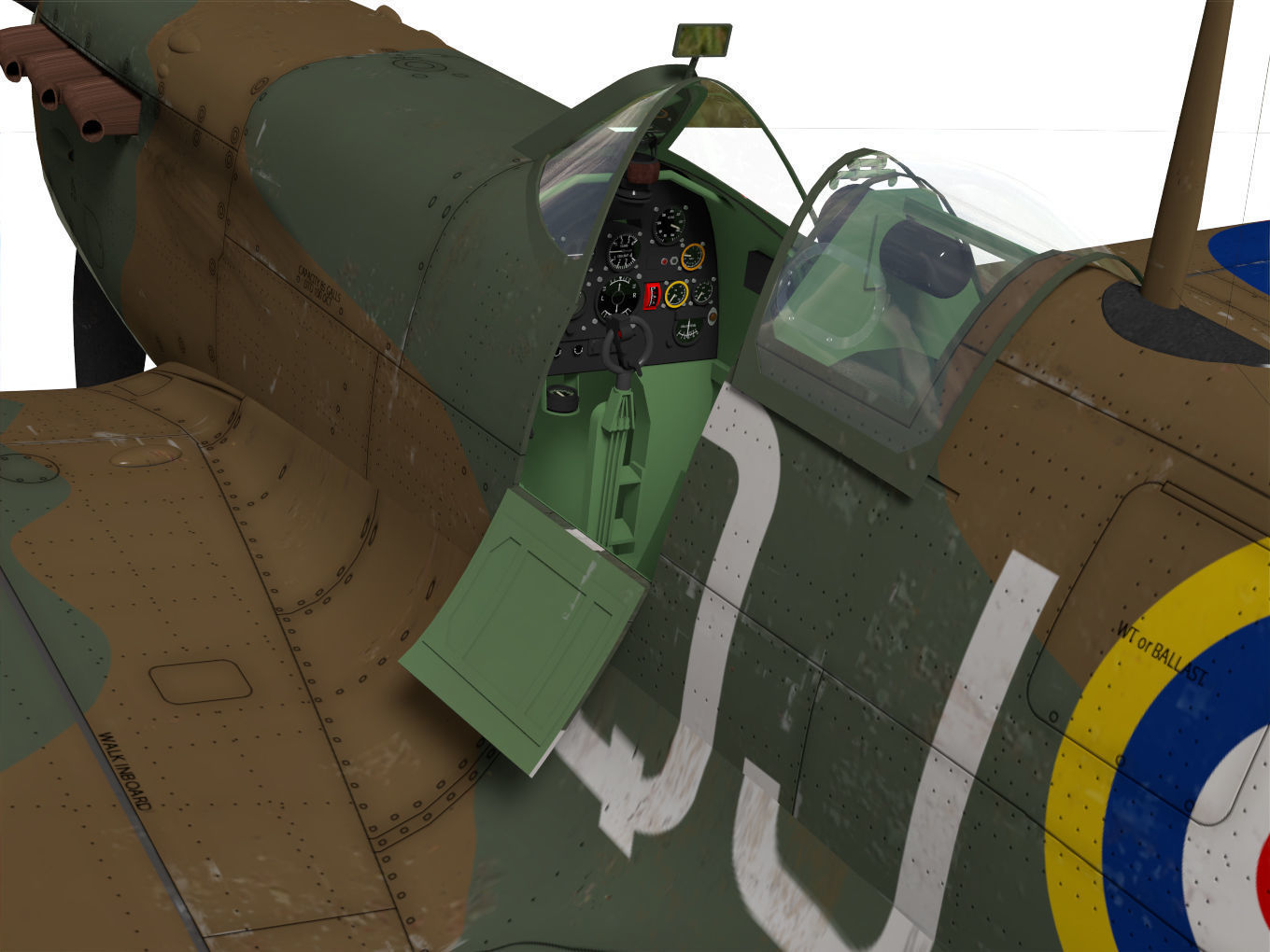 Supermarine Spitfire Mk-Ib 3D model_8