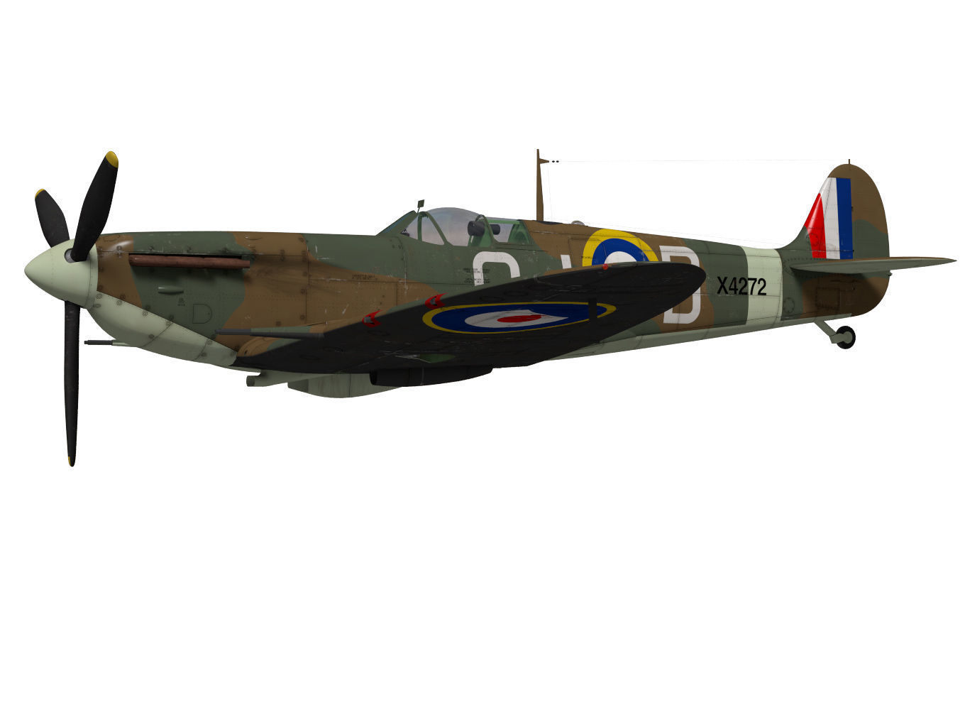 Supermarine Spitfire Mk-Ib 3D model_2