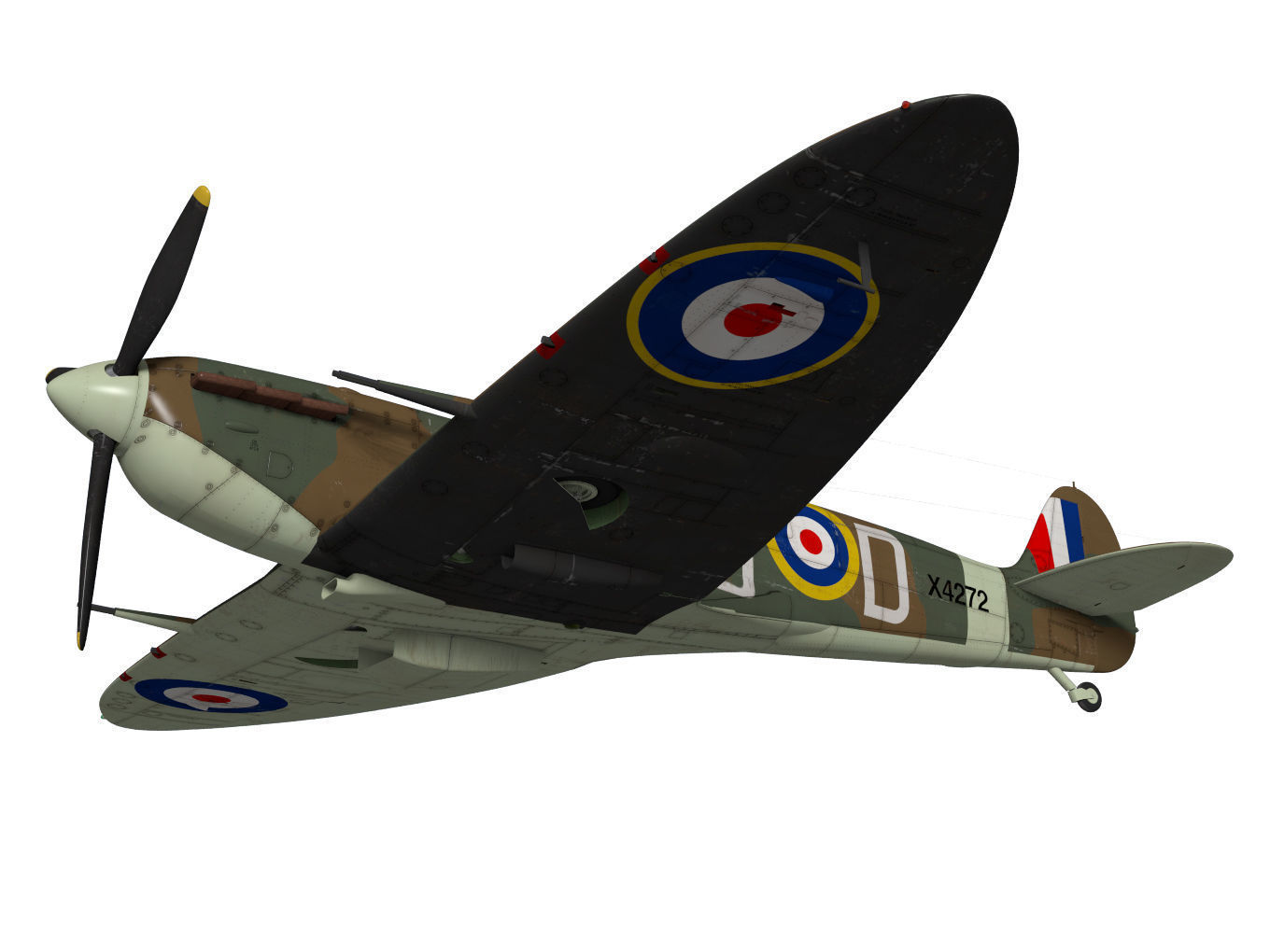 Supermarine Spitfire Mk-Ib 3D model_3