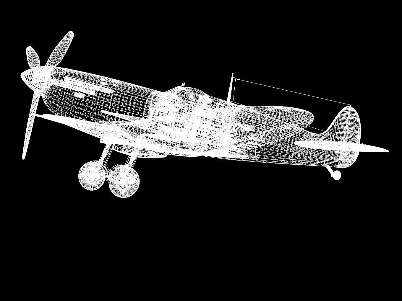 Supermarine Spitfire Mk-Ib 3D model_17