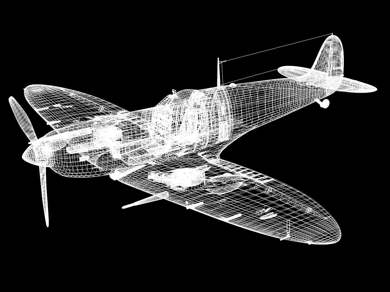 Supermarine Spitfire Mk-Ib 3D model_16