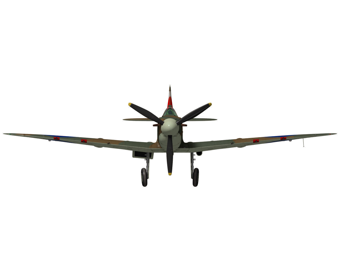 Supermarine Spitfire Mk-IIb 3D model_12