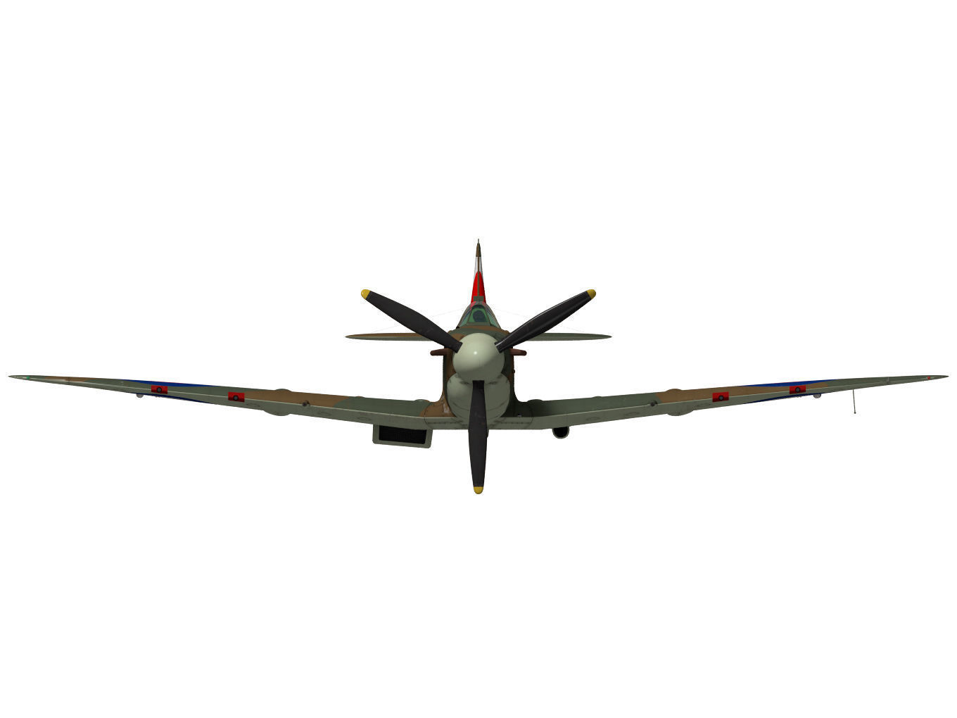 Supermarine Spitfire Mk-IIb 3D model_11