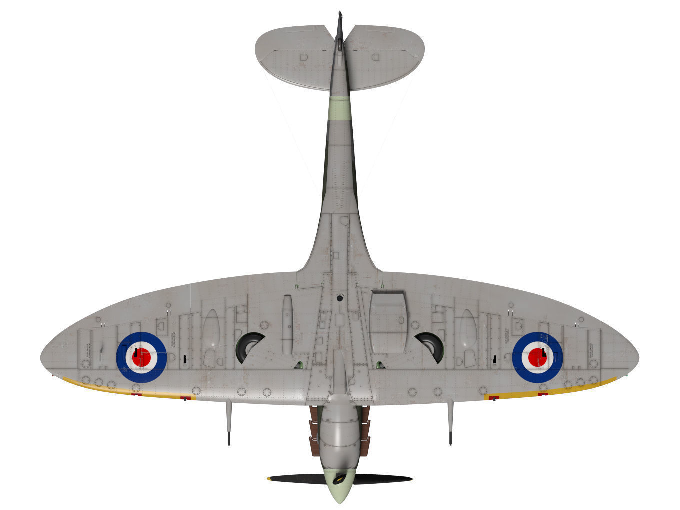 Supermarine Spitfire Mk-Vb 3D model_14