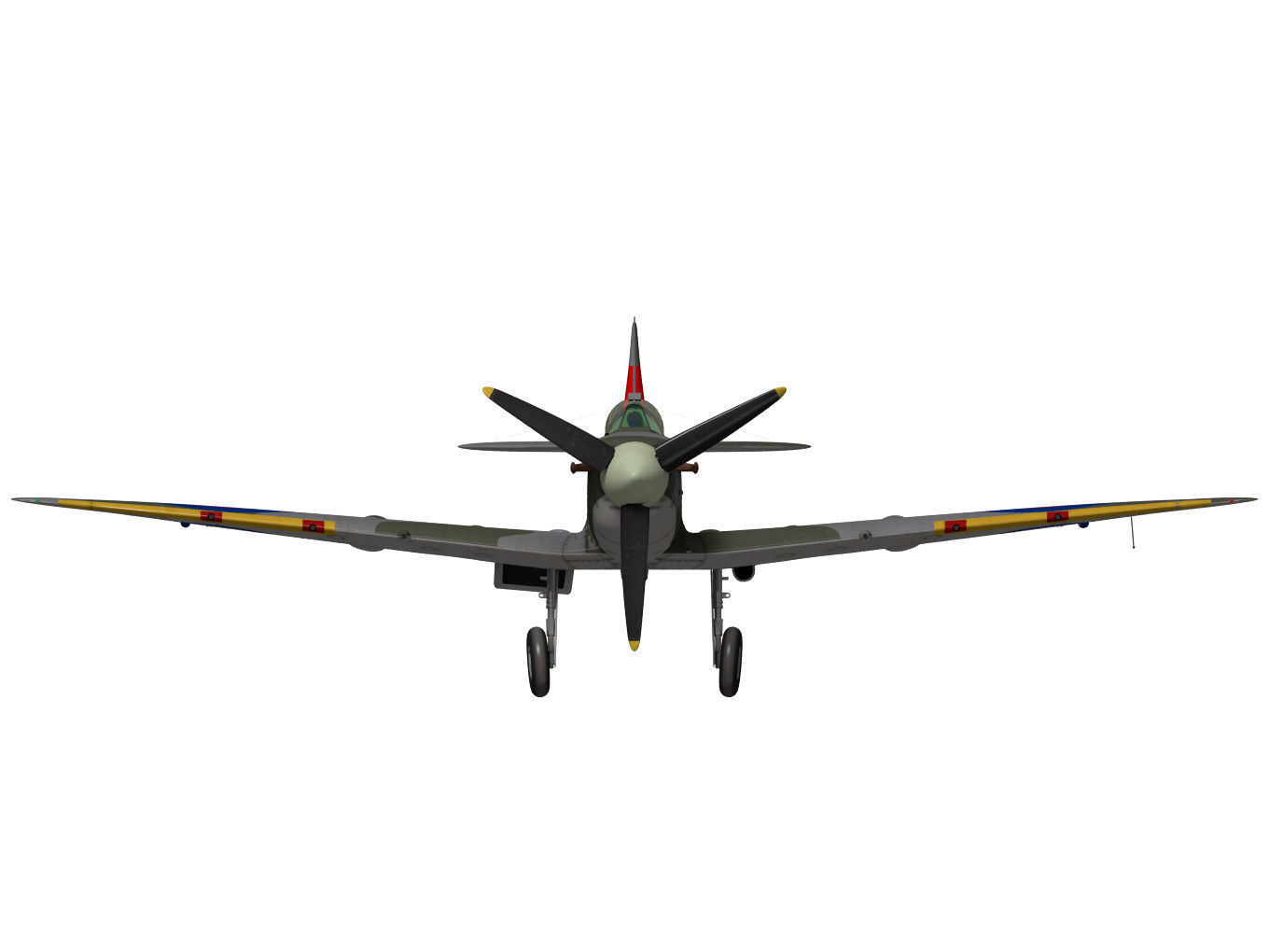 Supermarine Spitfire Mk-Vb 3D model_12
