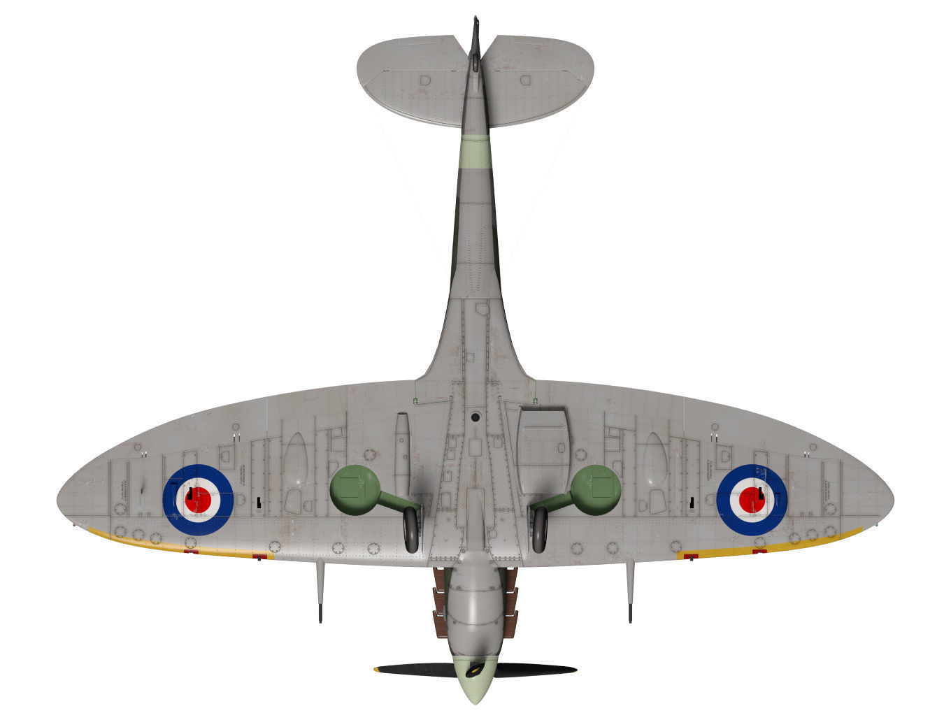 Supermarine Spitfire Mk-Vb 3D model_15
