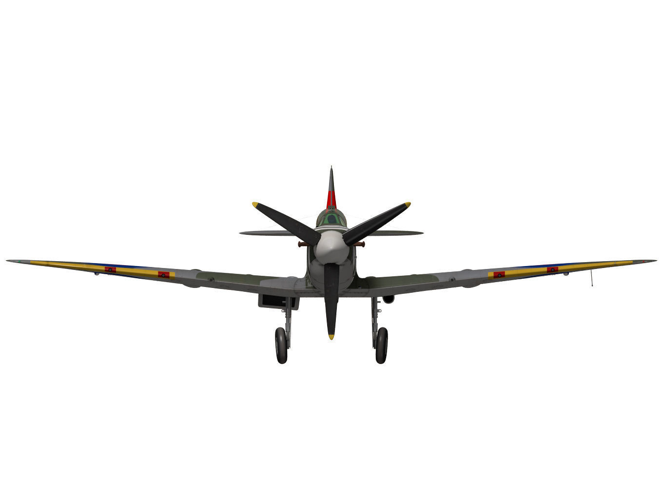 Supermarine Spitfire Mk-Vb 3D model_12