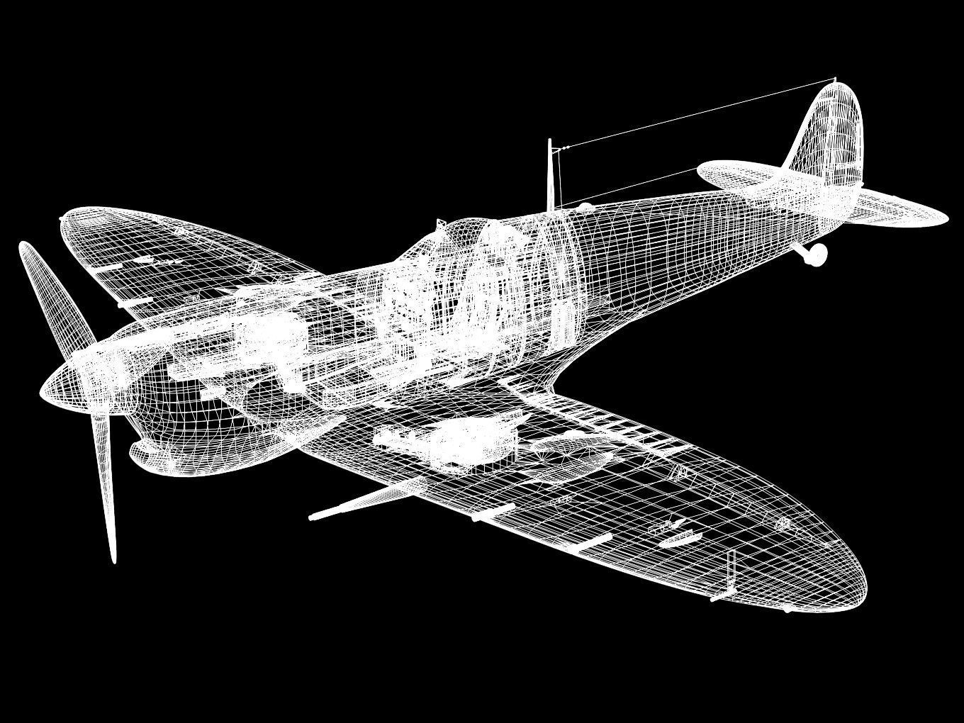 Supermarine Spitfire Mk-Vc Trop 3D model_16