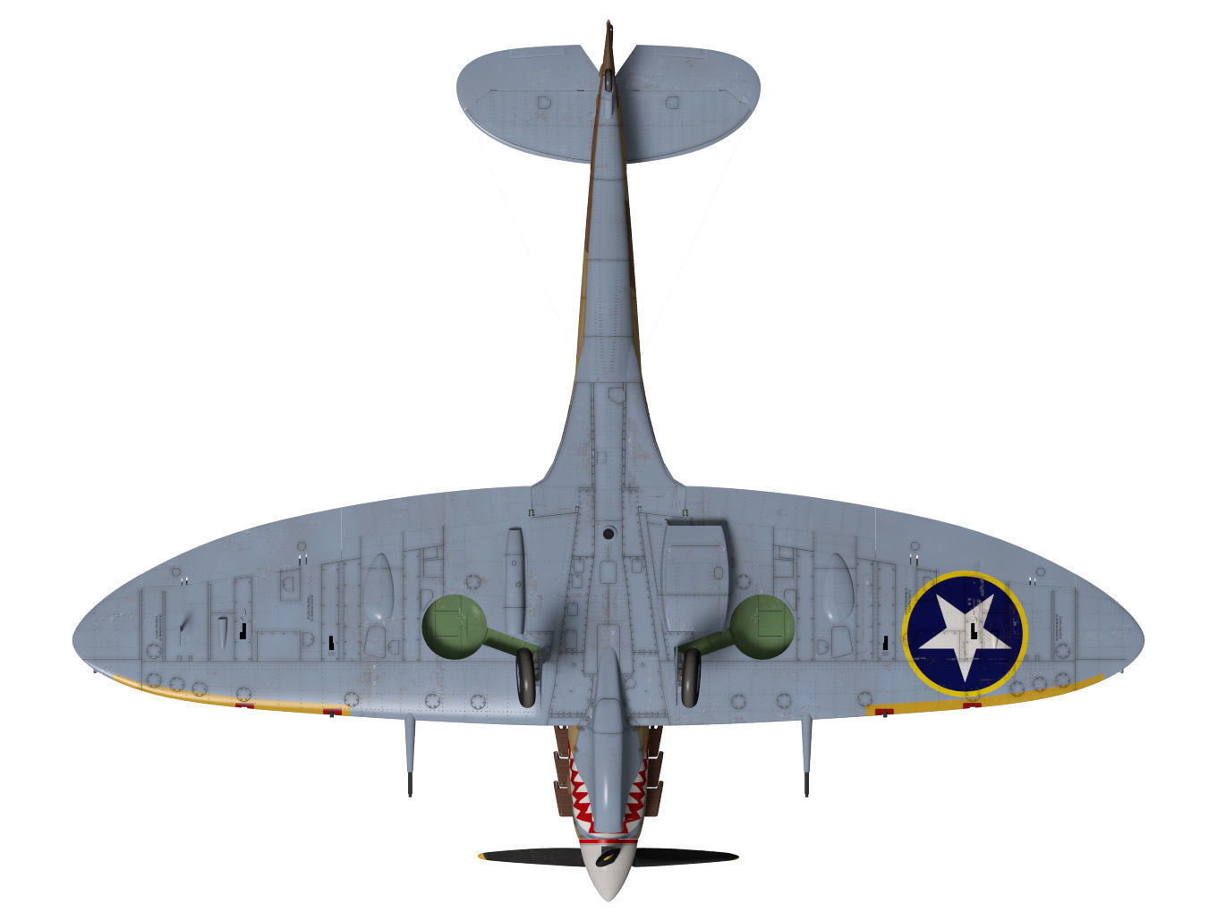 Supermarine Spitfire Mk-Vc Trop 3D model_15