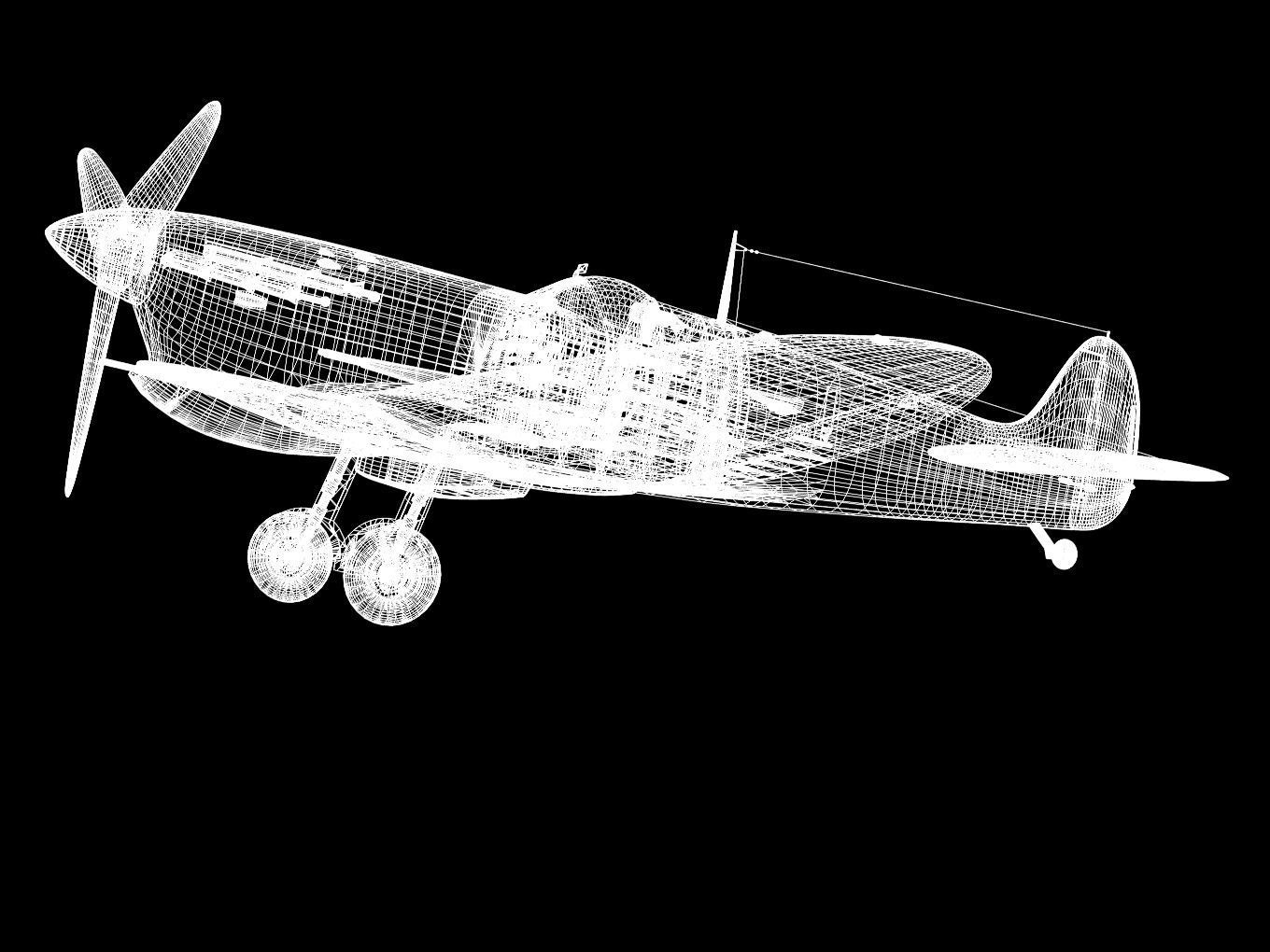 Supermarine Spitfire Mk-Vc Trop 3D model_17