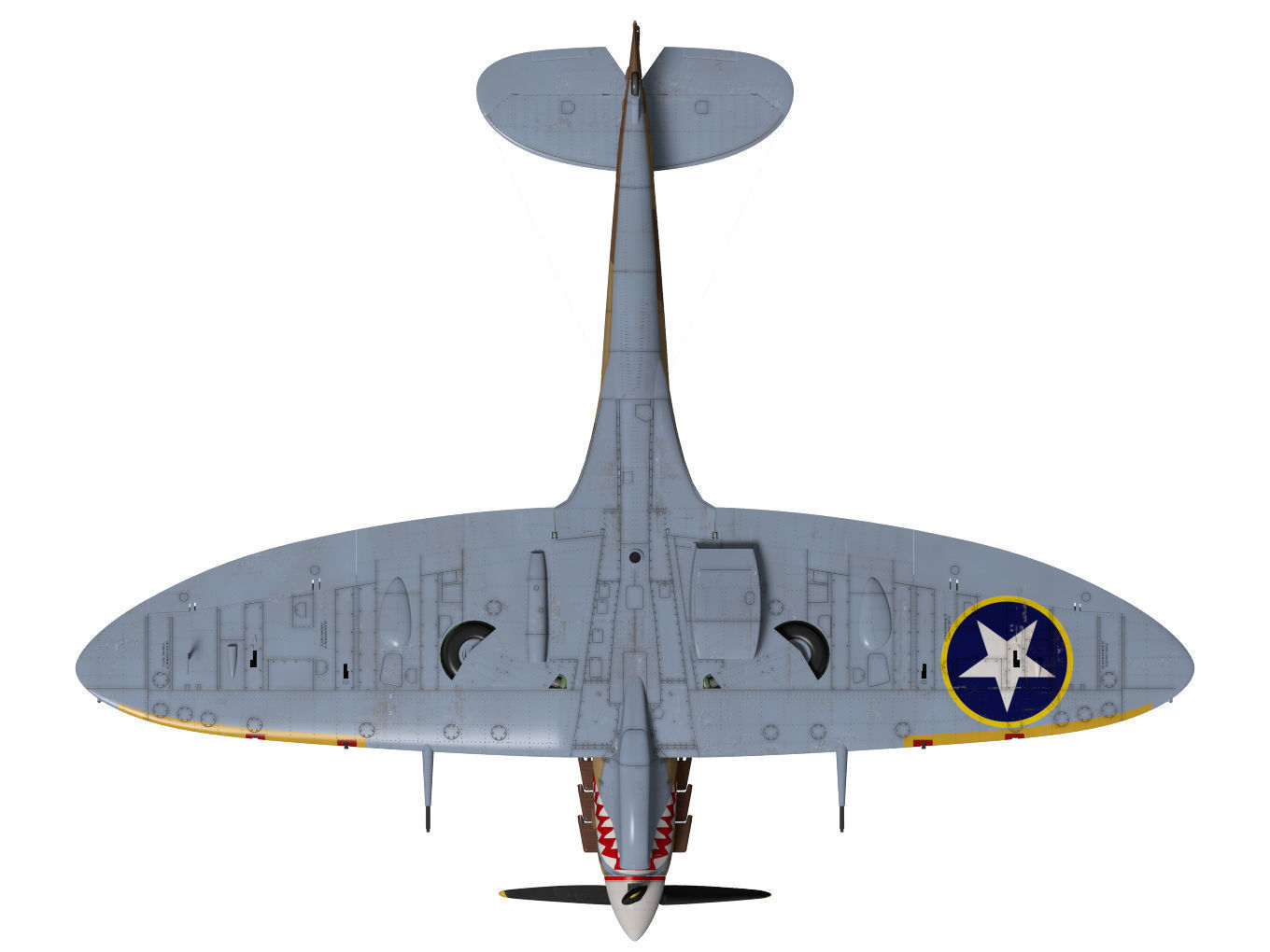 Supermarine Spitfire Mk-Vc Trop 3D model_14