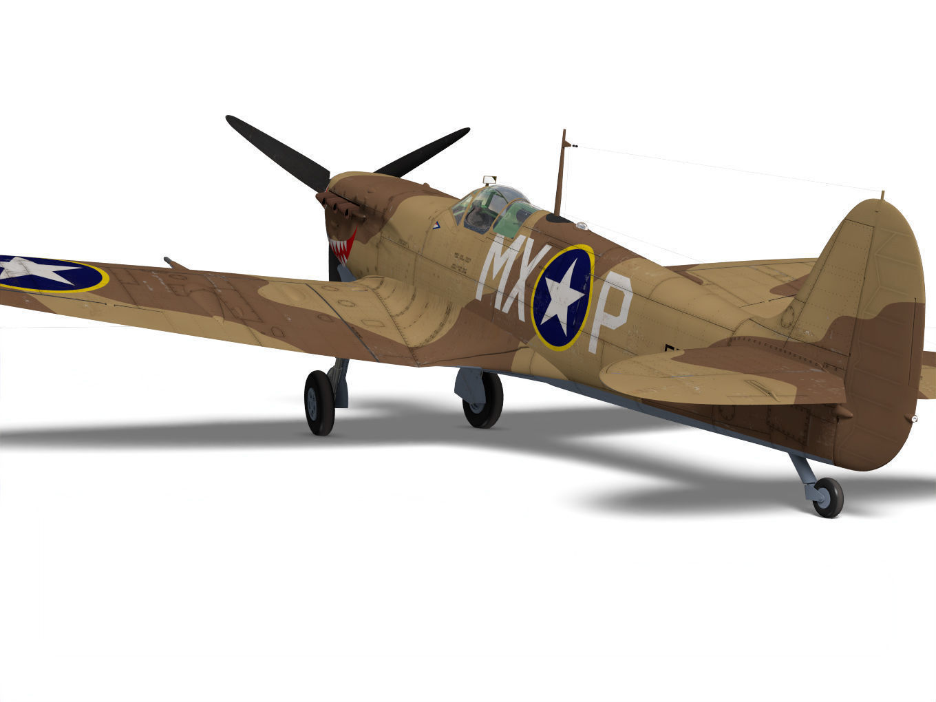 Supermarine Spitfire Mk-Vc Trop 3D model_6