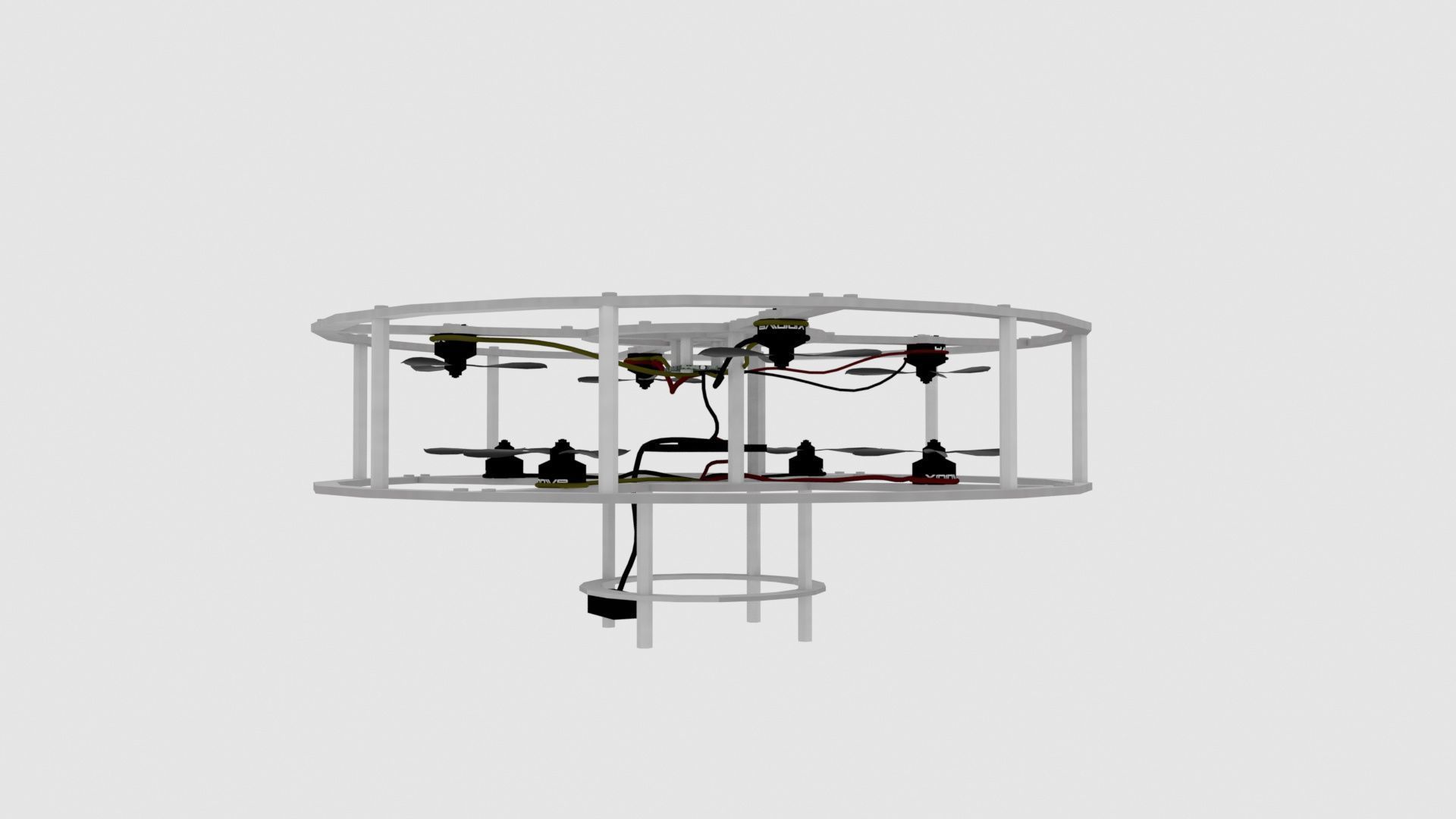 Circle Drone 3D model_3
