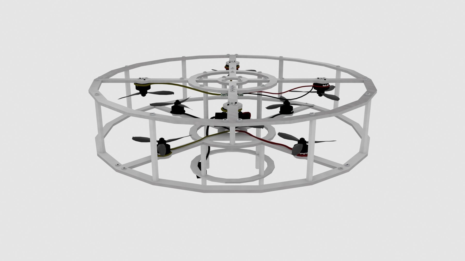 Circle Drone 3D model_1