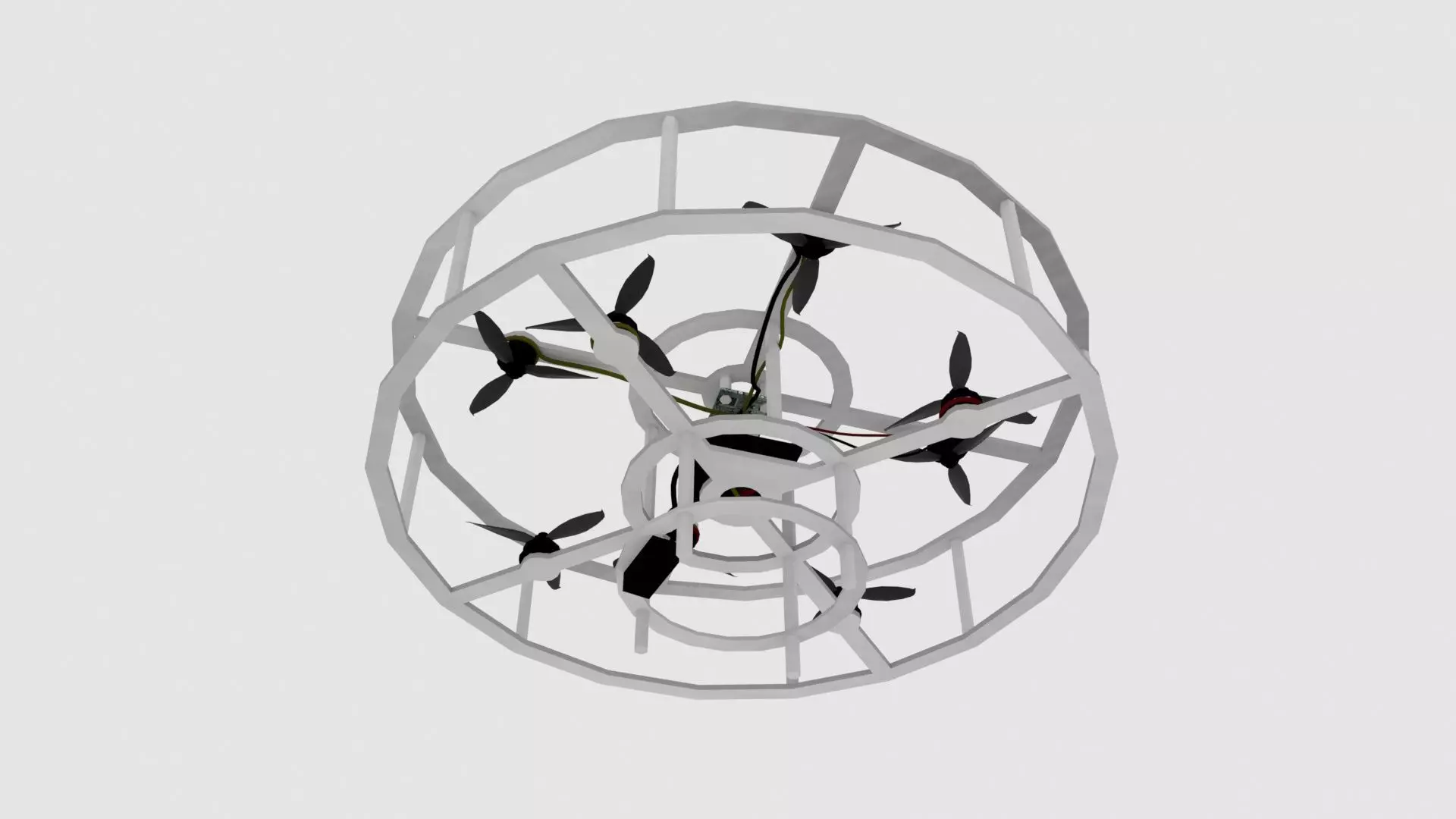 Circle Drone 3D model_0