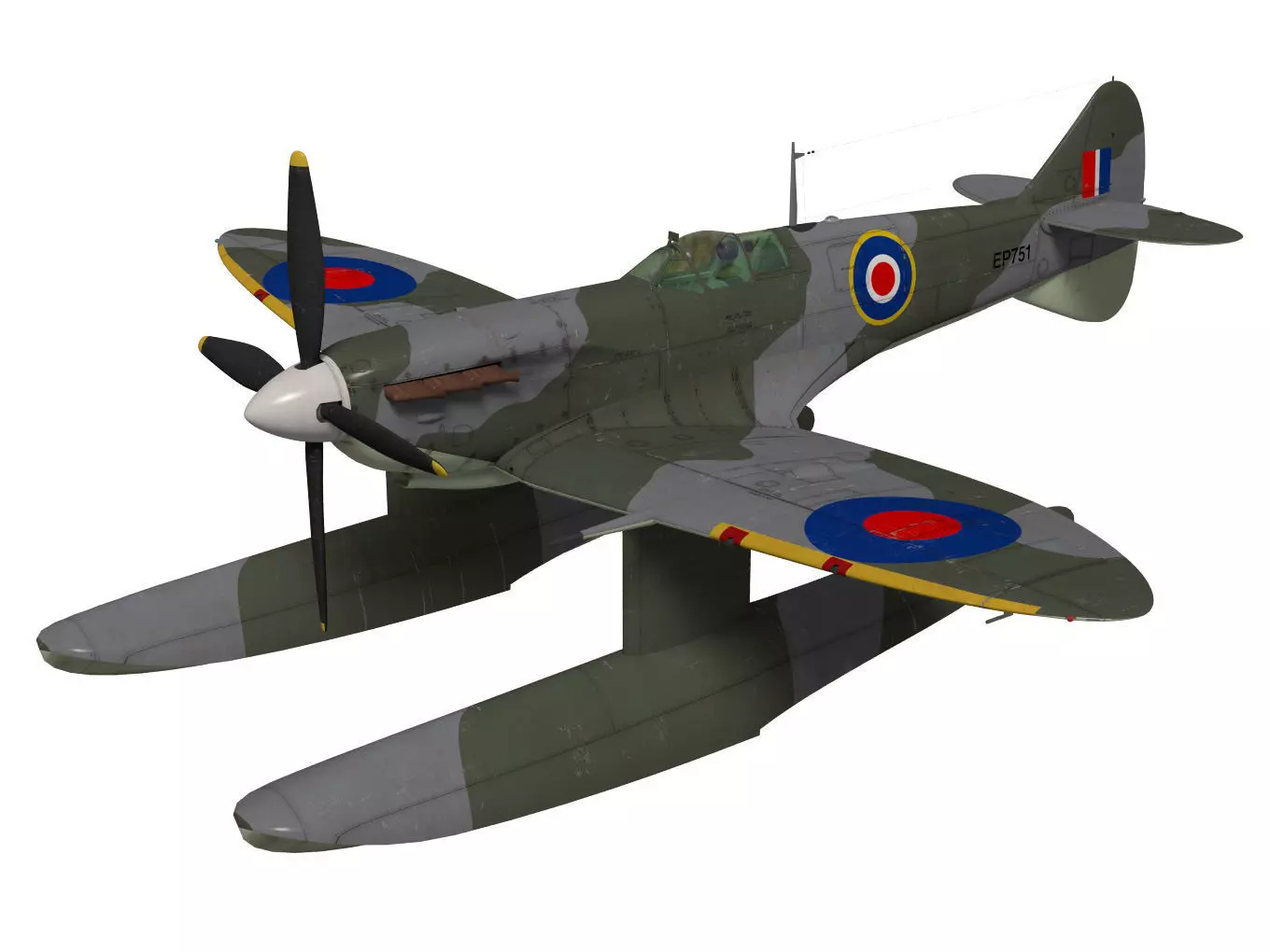 Supermarine Spitfire Mk-Vb Floatplane 3D model_0