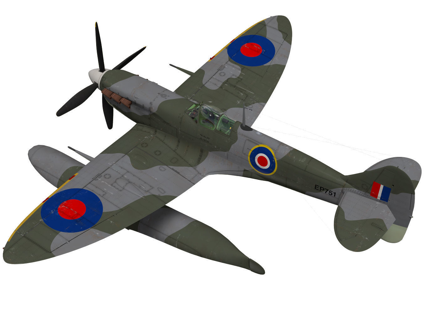 Supermarine Spitfire Mk-Vb Floatplane 3D model_1
