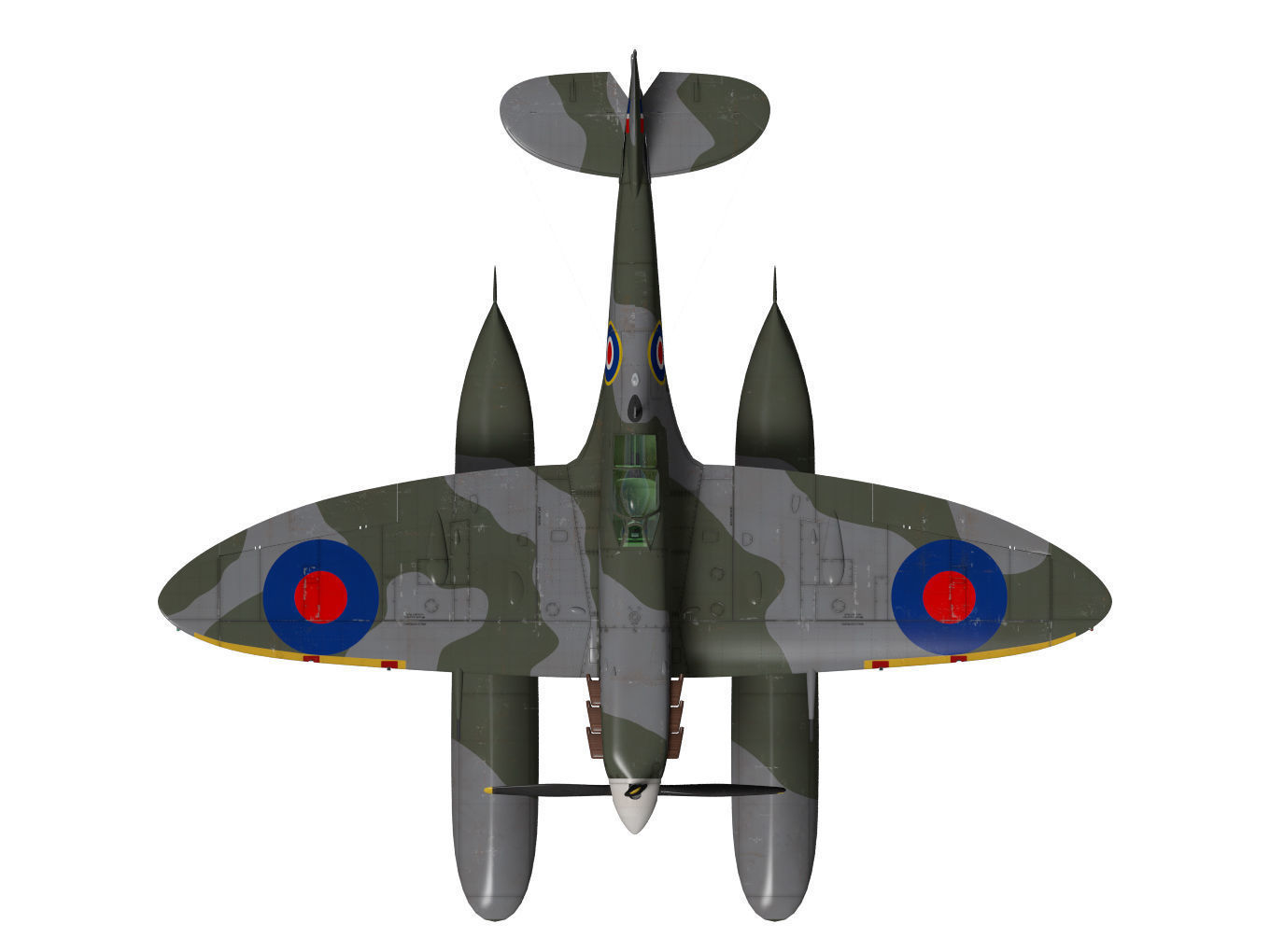 Supermarine Spitfire Mk-Vb Floatplane 3D model_11