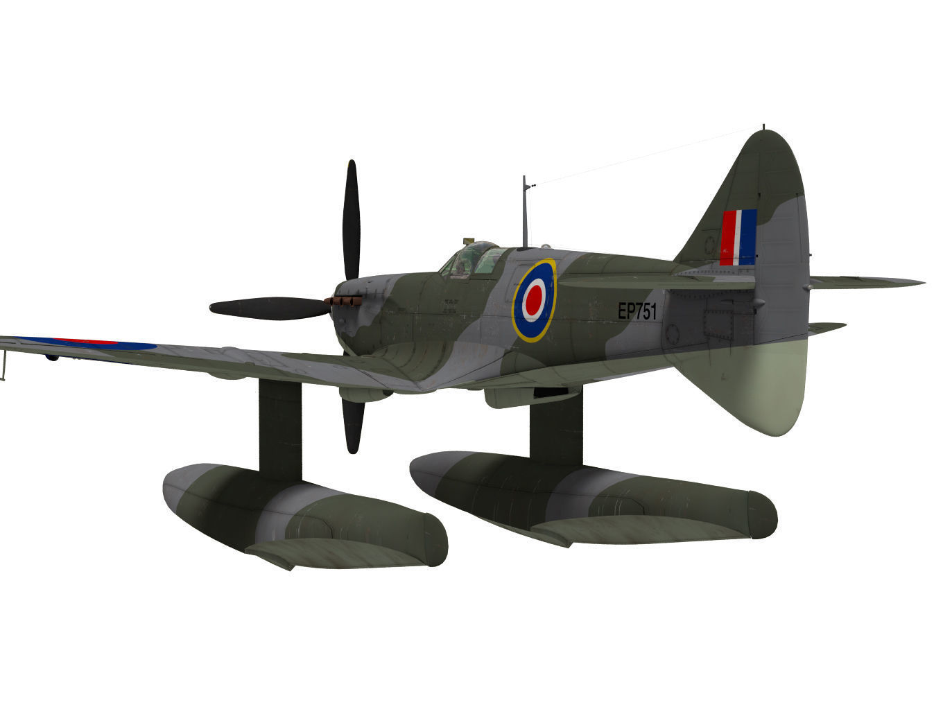 Supermarine Spitfire Mk-Vb Floatplane 3D model_6